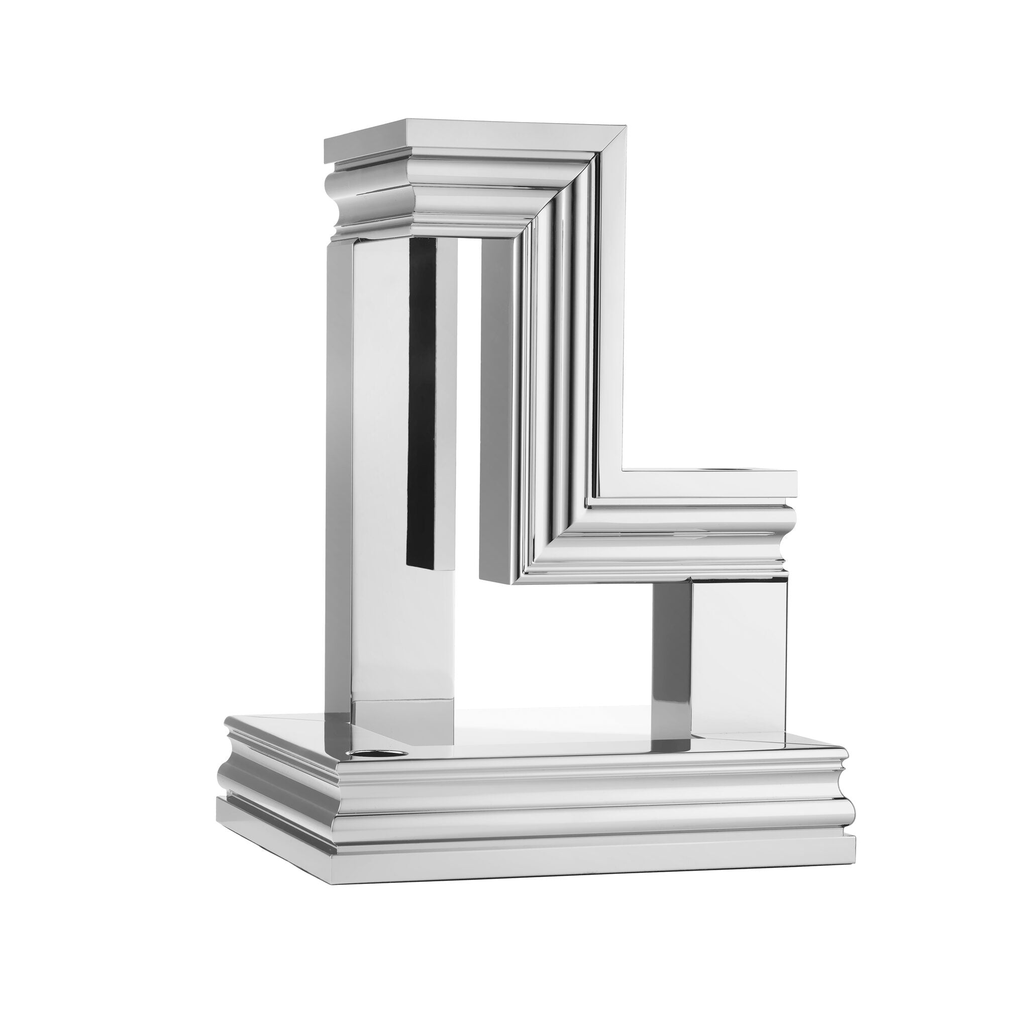 Christofle Perspectives Chrome Aluminium 3-light Candelabra — additional view