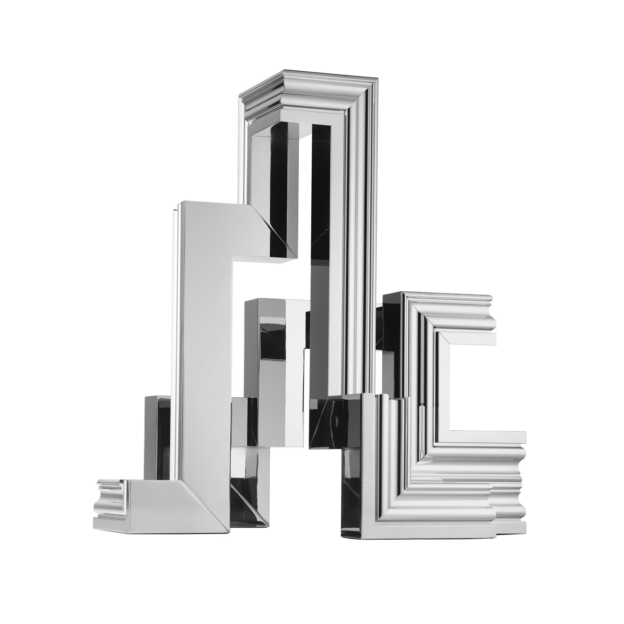 Christofle Perspectives Chrome Aluminium 5-light Candelabra — additional view