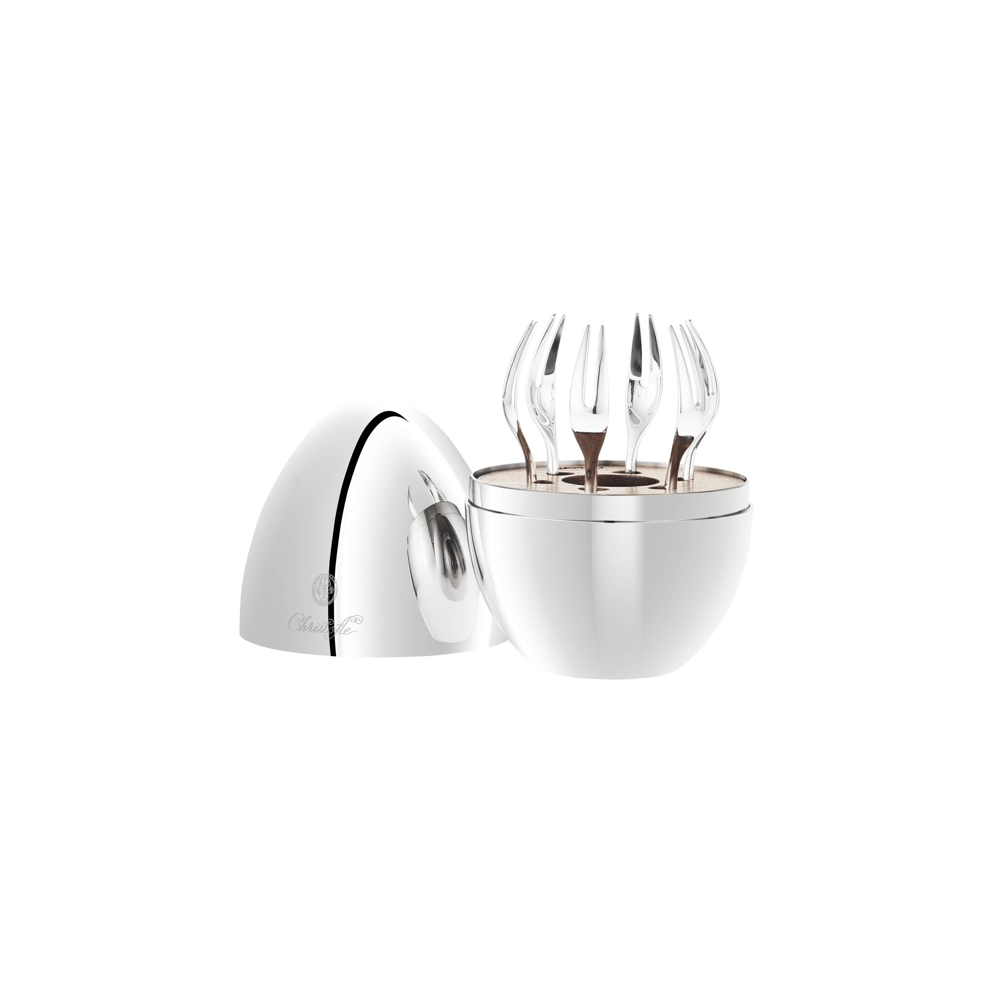 Christofle Silver-Plated 6-Piece Cocktail Forks Set — additional view