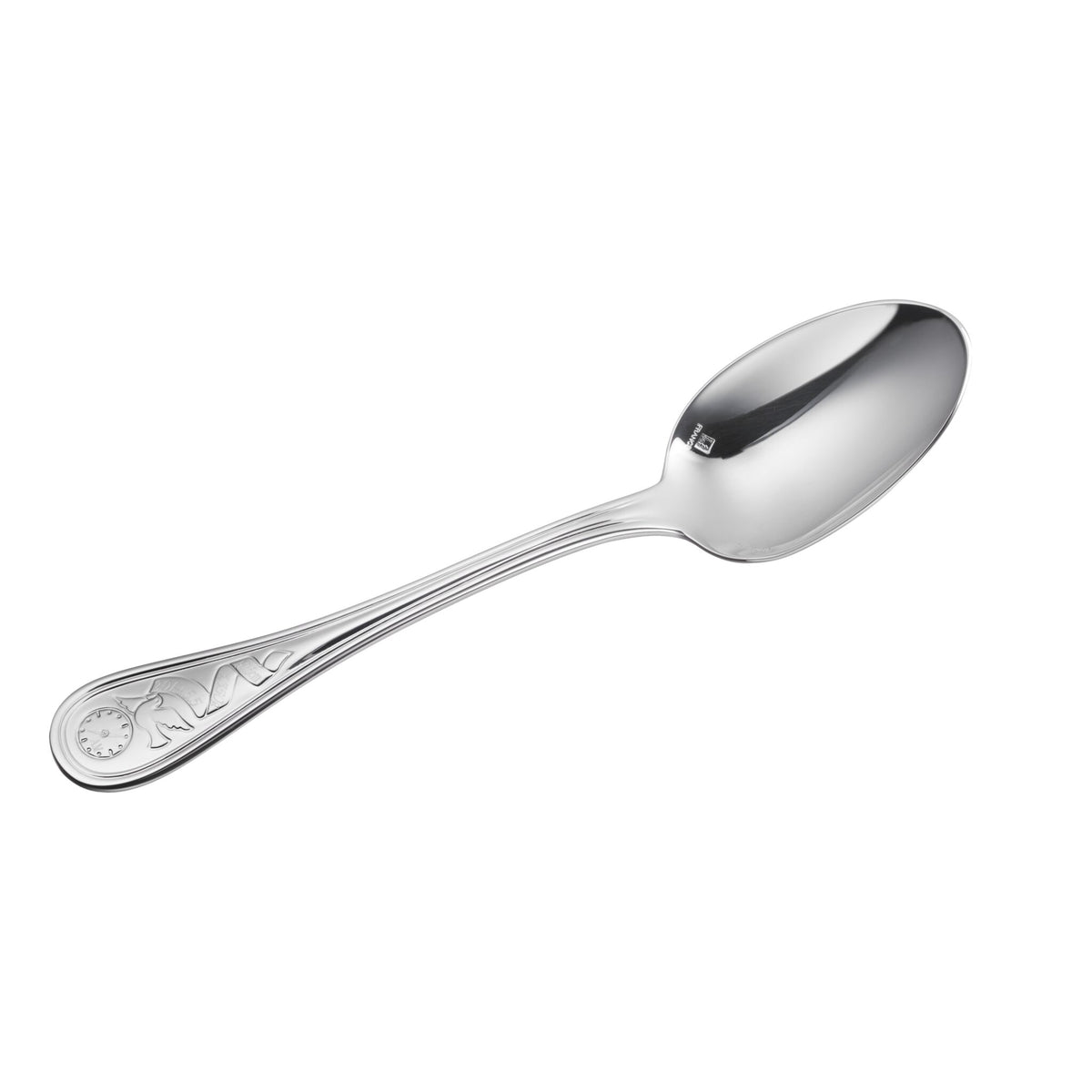 Christofle Albi Silver-Plated Baby Spoon on a white background