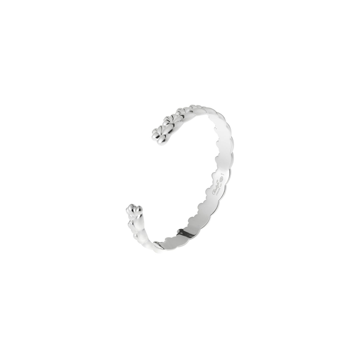 Christofle Babylone Sterling Silver Bangle, view 5