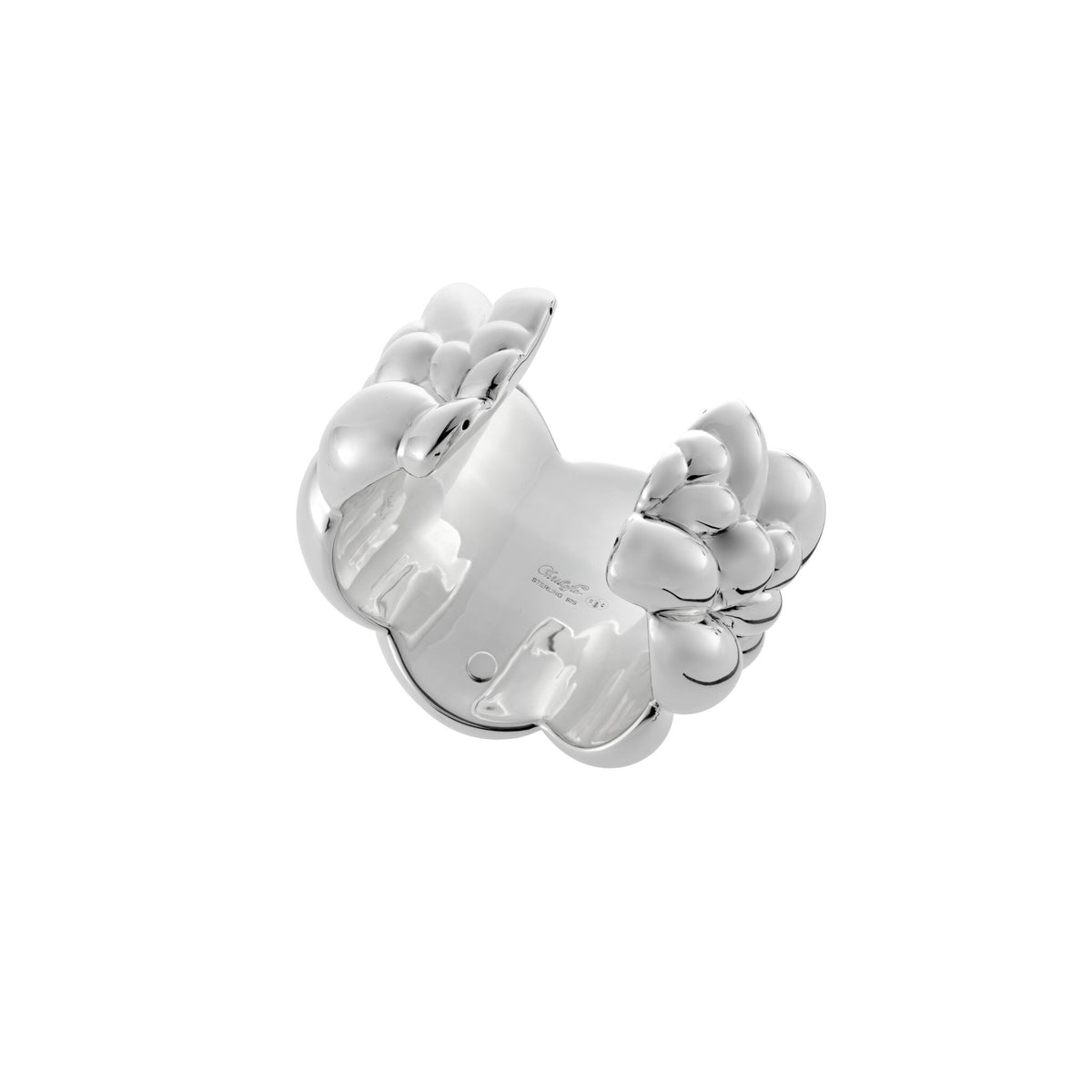 Christofle Babylone Sterling Silver Cuff Bracelet, view 7