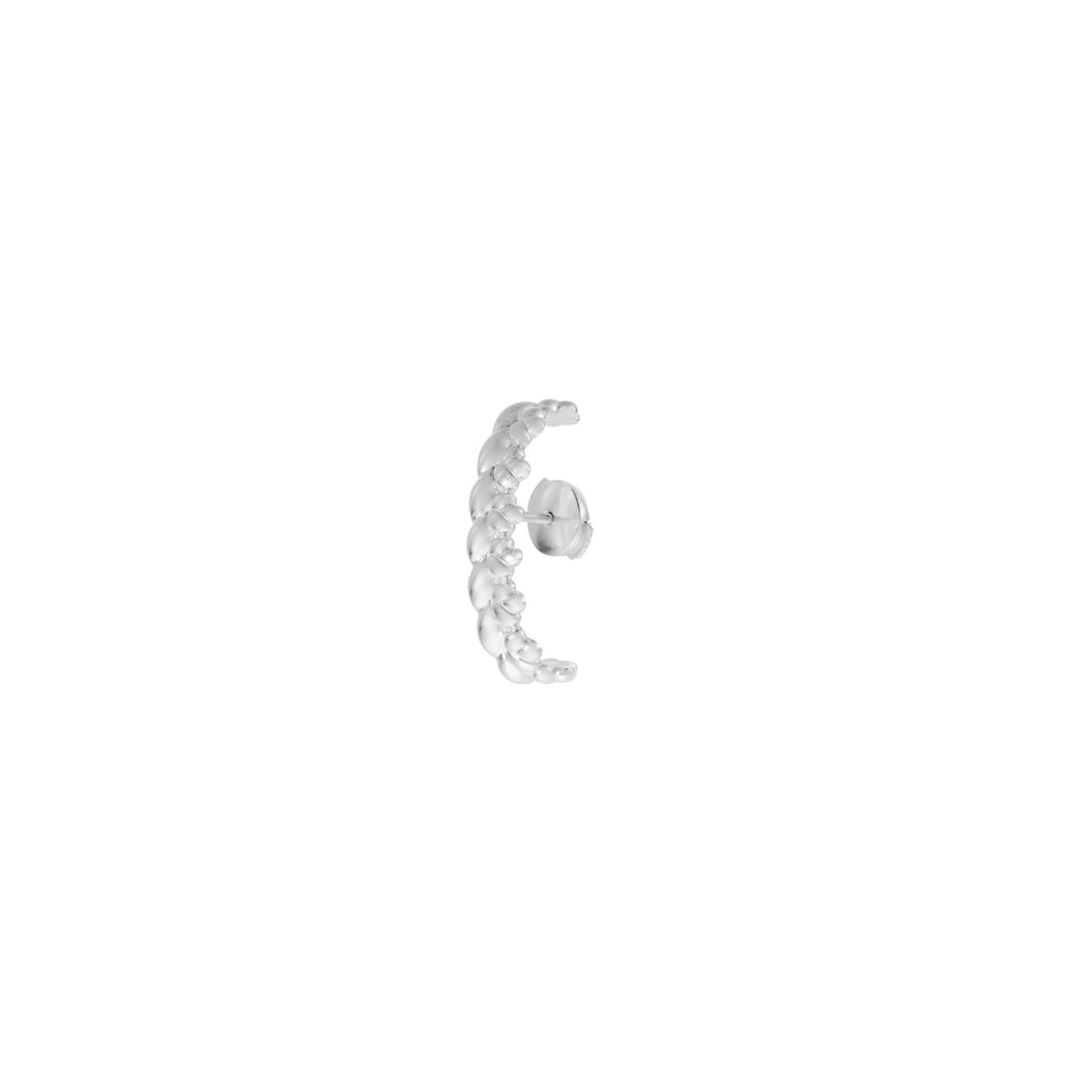 Christofle Babylone Sterling Silver T-Bar Ear Cuff, view 2