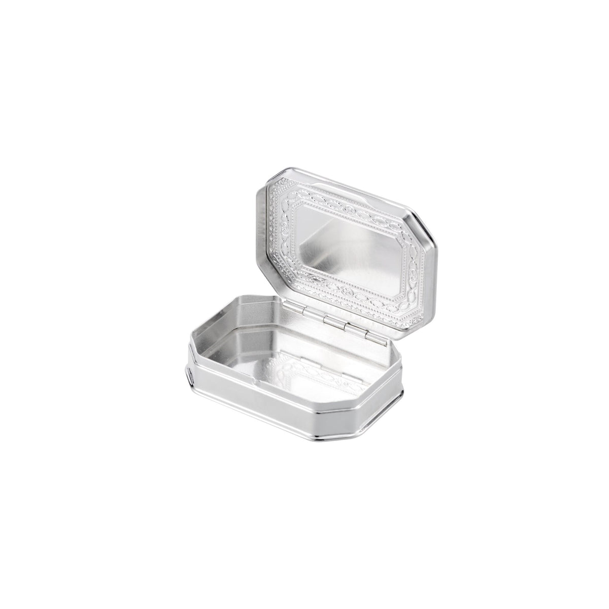 Christofle Bonbonnière Silver-Plated Cut Edges Trinket Box, view 2