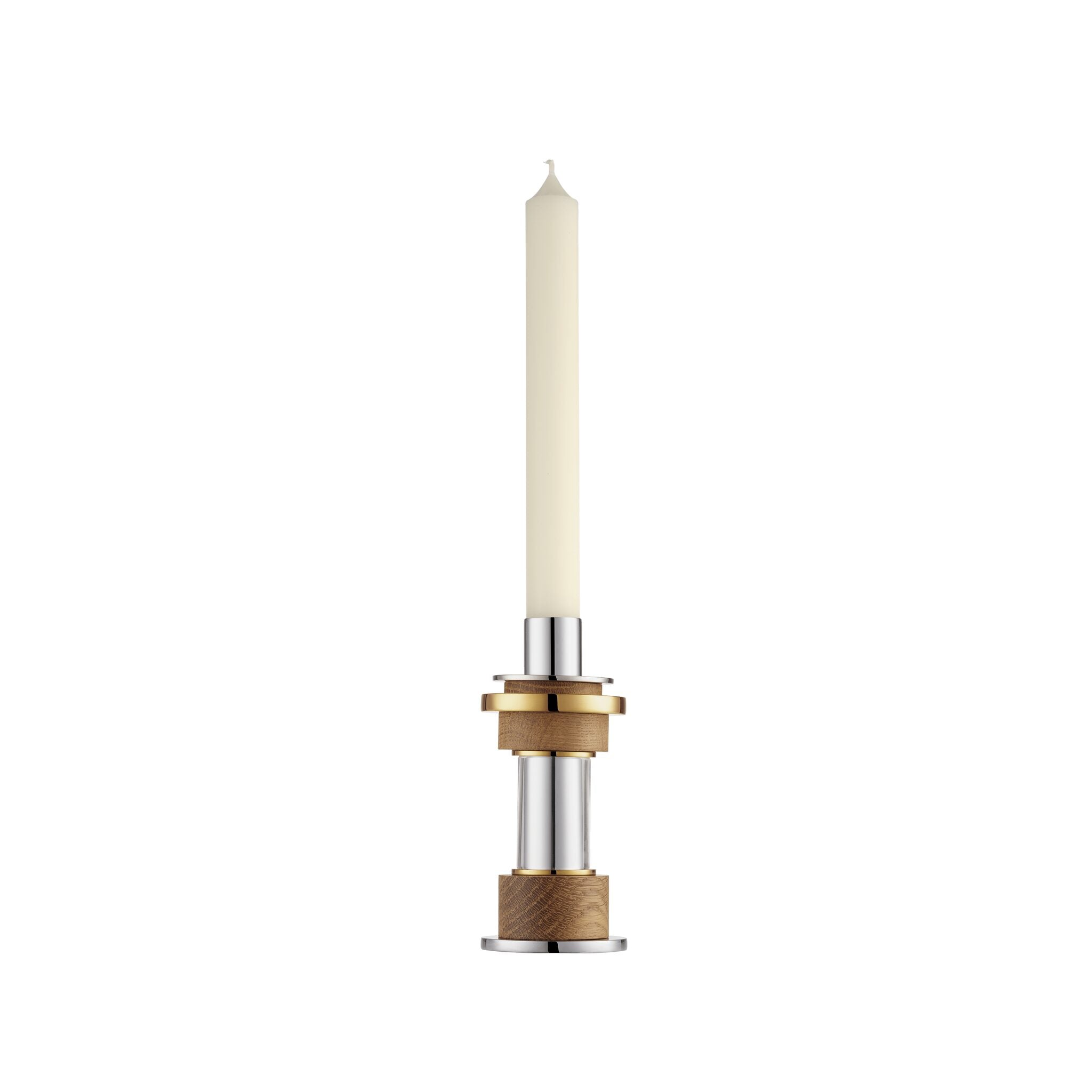 Christofle Medium Stainless Steel Candle Holder — additional view