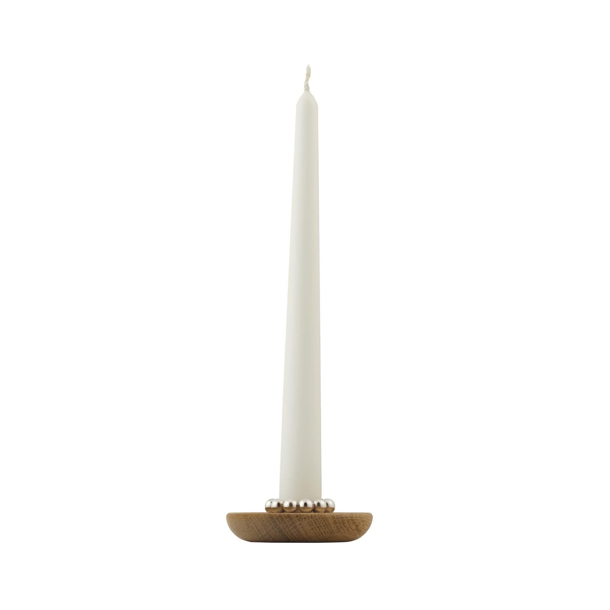 Christofle Perles Oak Silver-Plated Candle Holder โ additional view