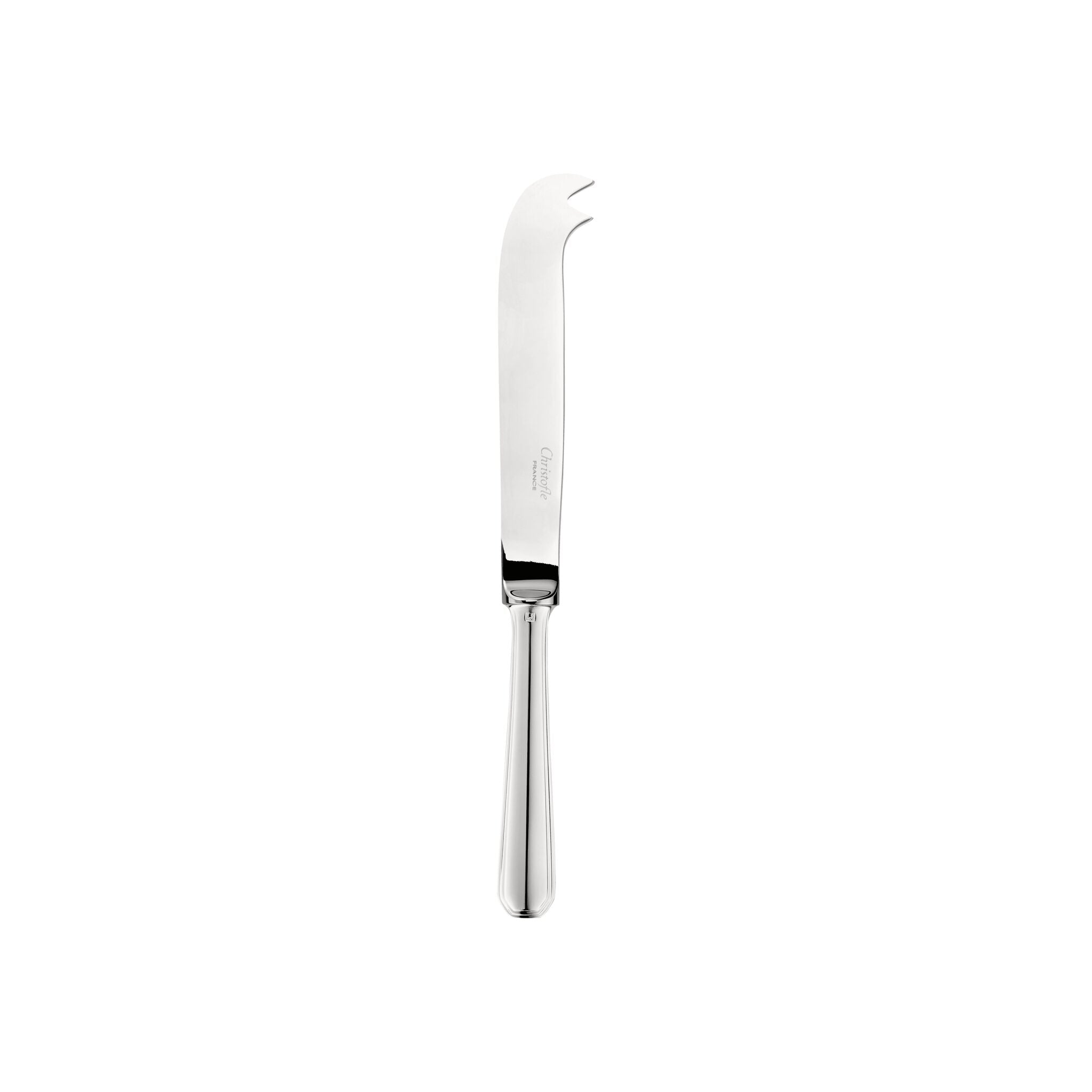 Christofle America Silver-Plated Cheese Knife in silver-plate on a white background