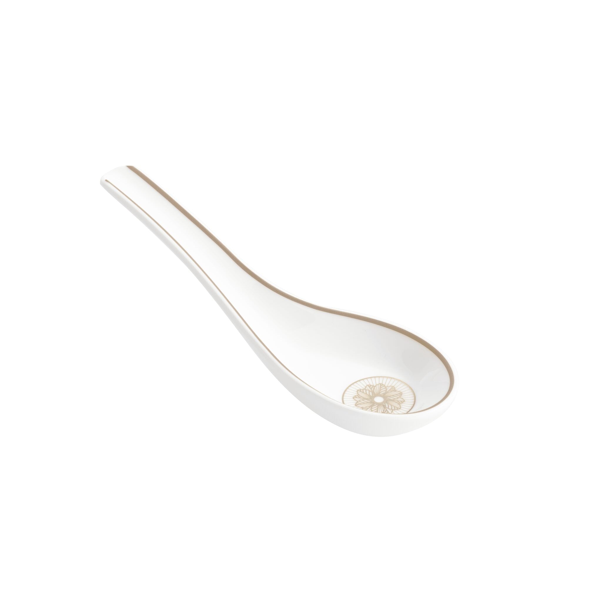 Christofle Malmaison Porcelain Chinese Spoon Platinum Finish — additional view