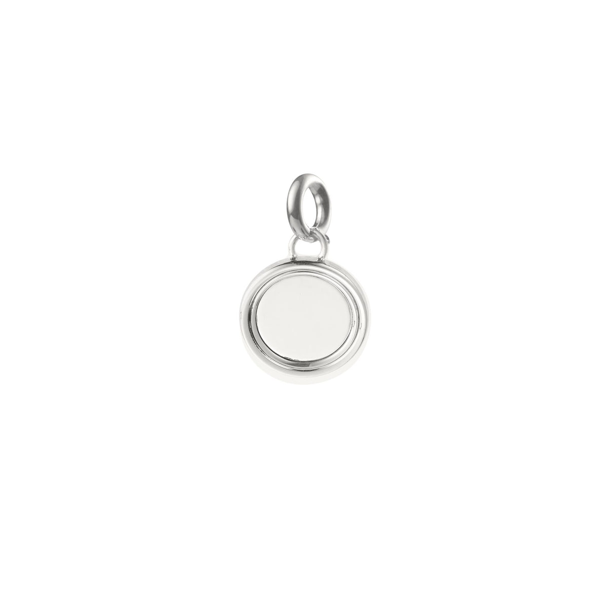 Christofle Chri-Chri Albi Sterling Silver Medal Charm on a white background