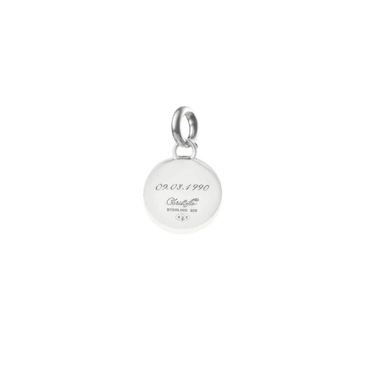 Christofle Chri-Chri Malmaison Sterling Silver Medal Charm, view 6