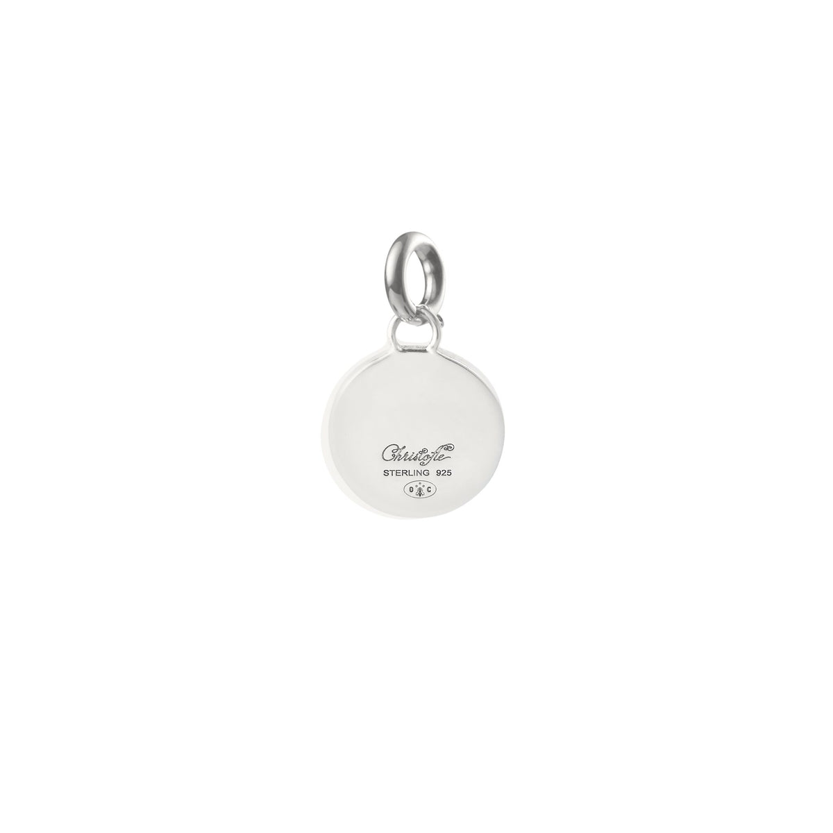 Christofle Chri-Chri Peau de Lion Sterling Silver Medal Charm, view 3