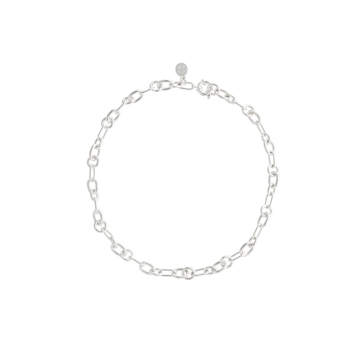 Christofle Chri-Chri Sterling Silver Chain Necklace, view 2