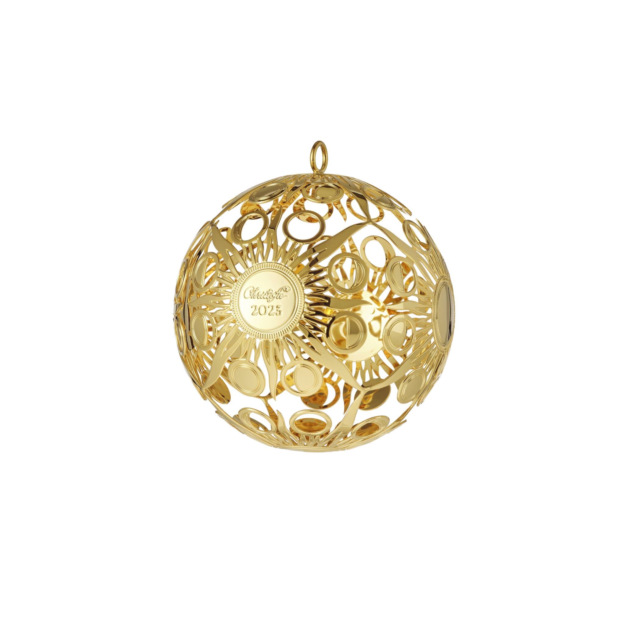 Christofle Rêve Cosmique Gold Gilded Silver-Plated Ornament - 2023 — additional view