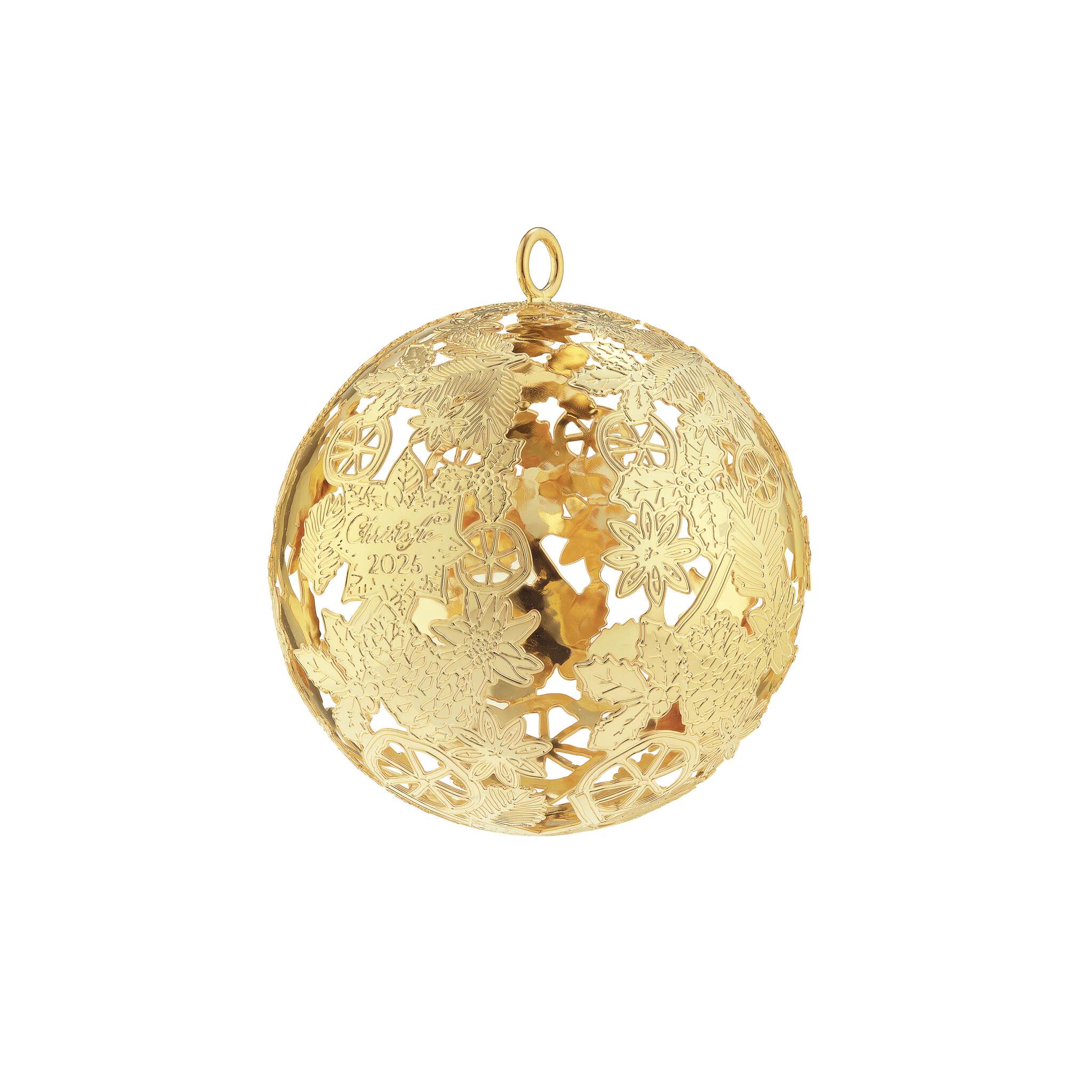 Christofle Silver-Plated Christmas Ornament 2025 Edition - Gold — additional view