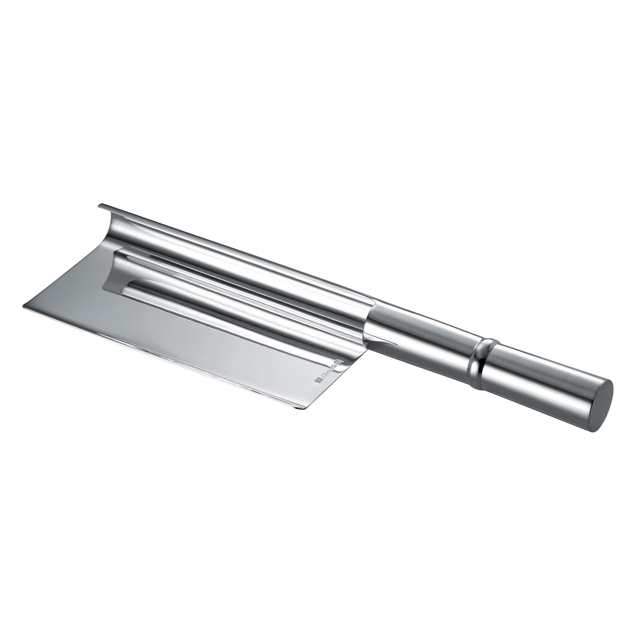 Christofle Silver-Plated Crumb Sweeper in silver-plate on a white background