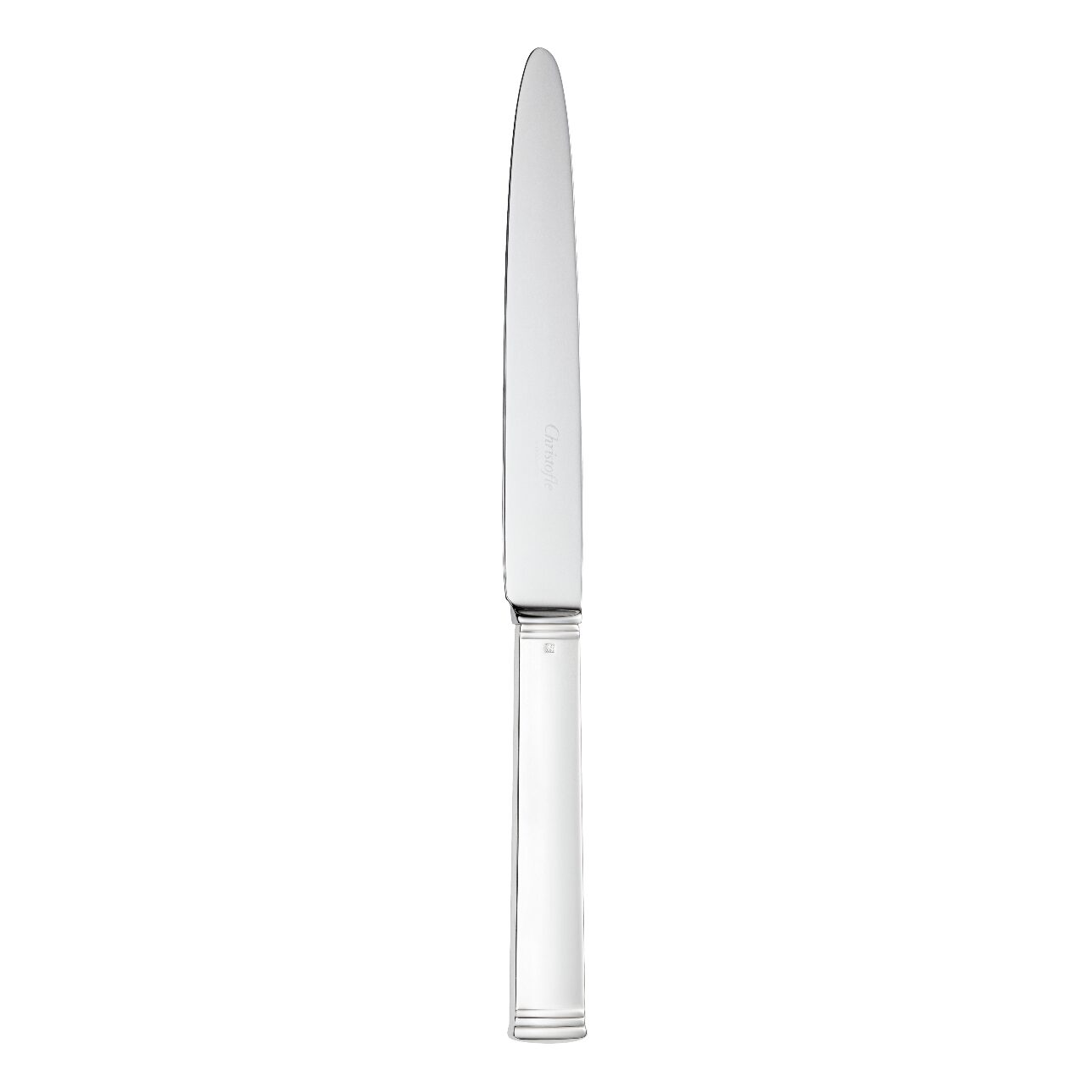 Christofle Commodore Silver-Plated Dinner Knife in silver-plate on a white background