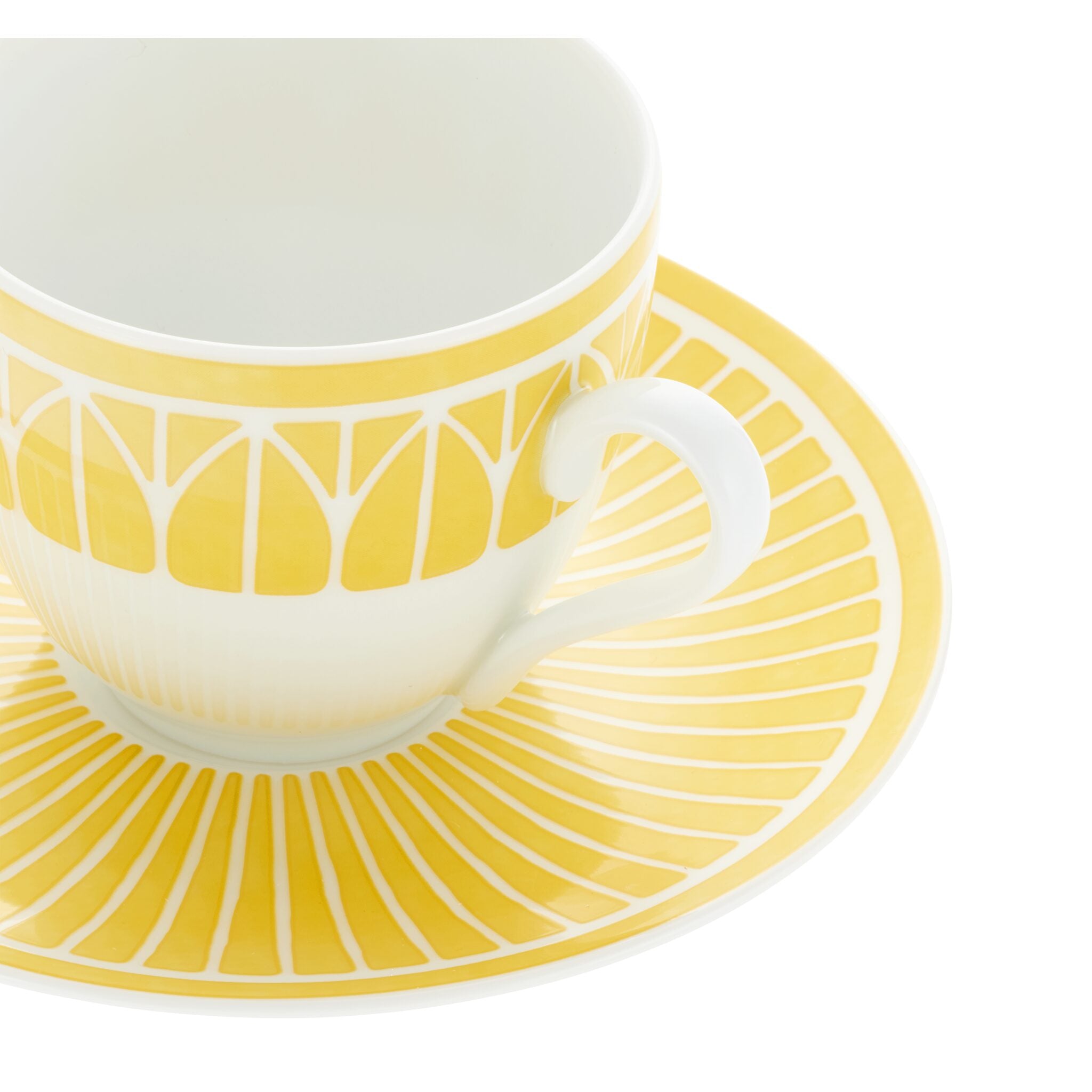 Christofle Malmaison Porcelain Espresso Cup and Saucer — additional view
