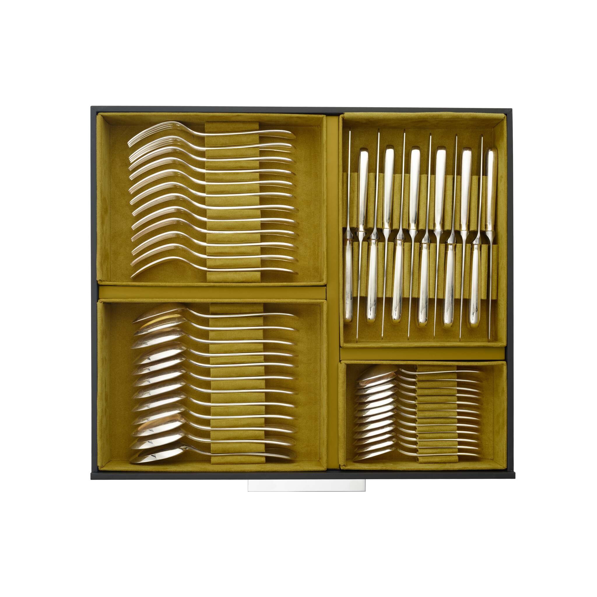 Christofle Albi Flatware Set for 12 People (110 Pieces) with Chest โ additional view