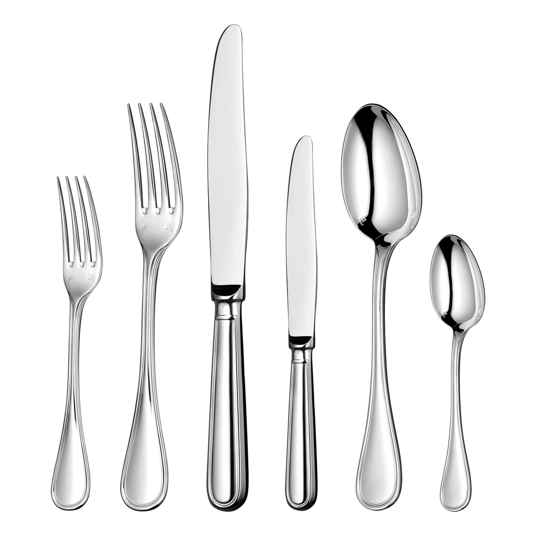 Christofle Albi 75-Piece Silver-Plated Flatware Set with Chest — additional view