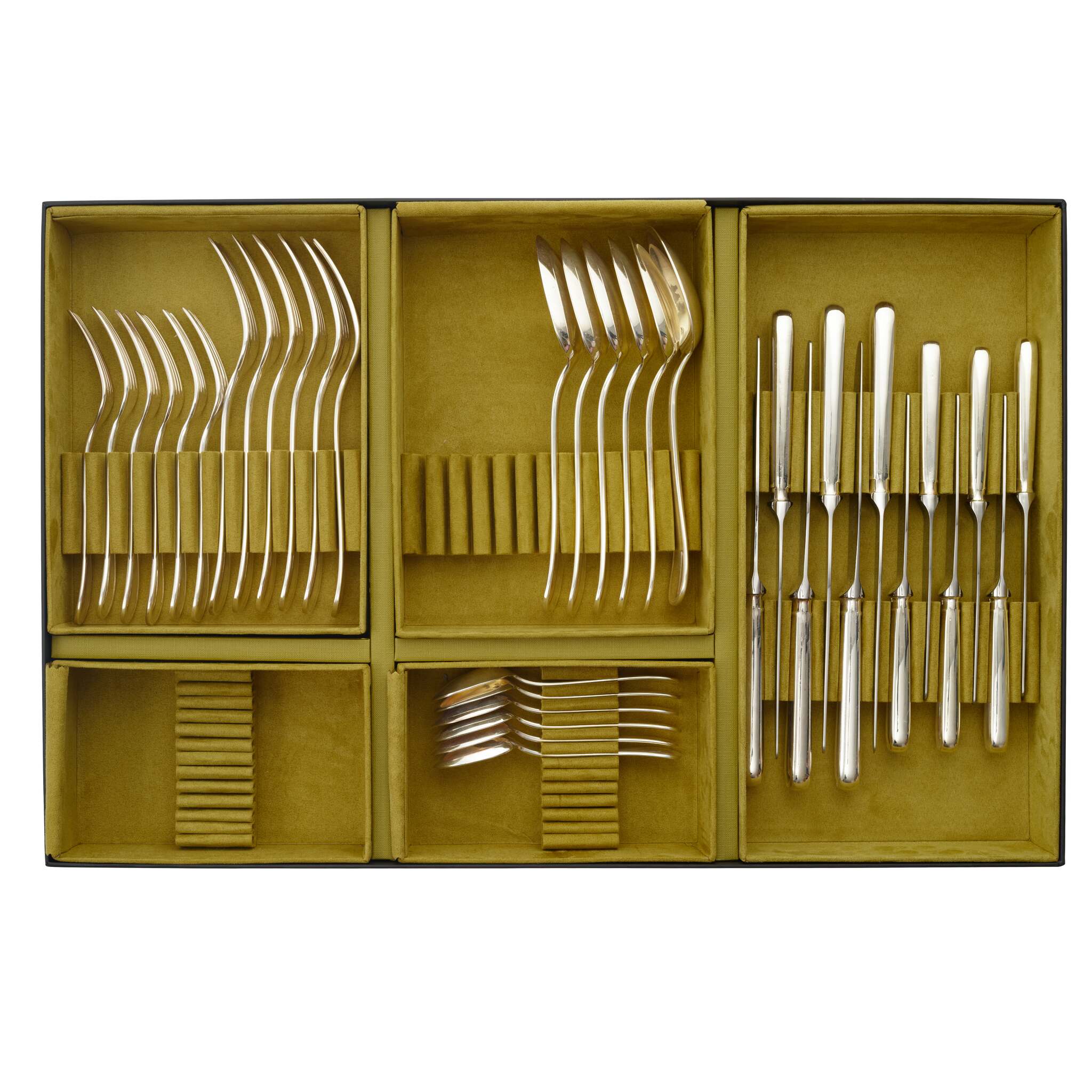 Christofle Malmaison 36-Piece Silver-Plated Flatware Set with Storage Box — additional view