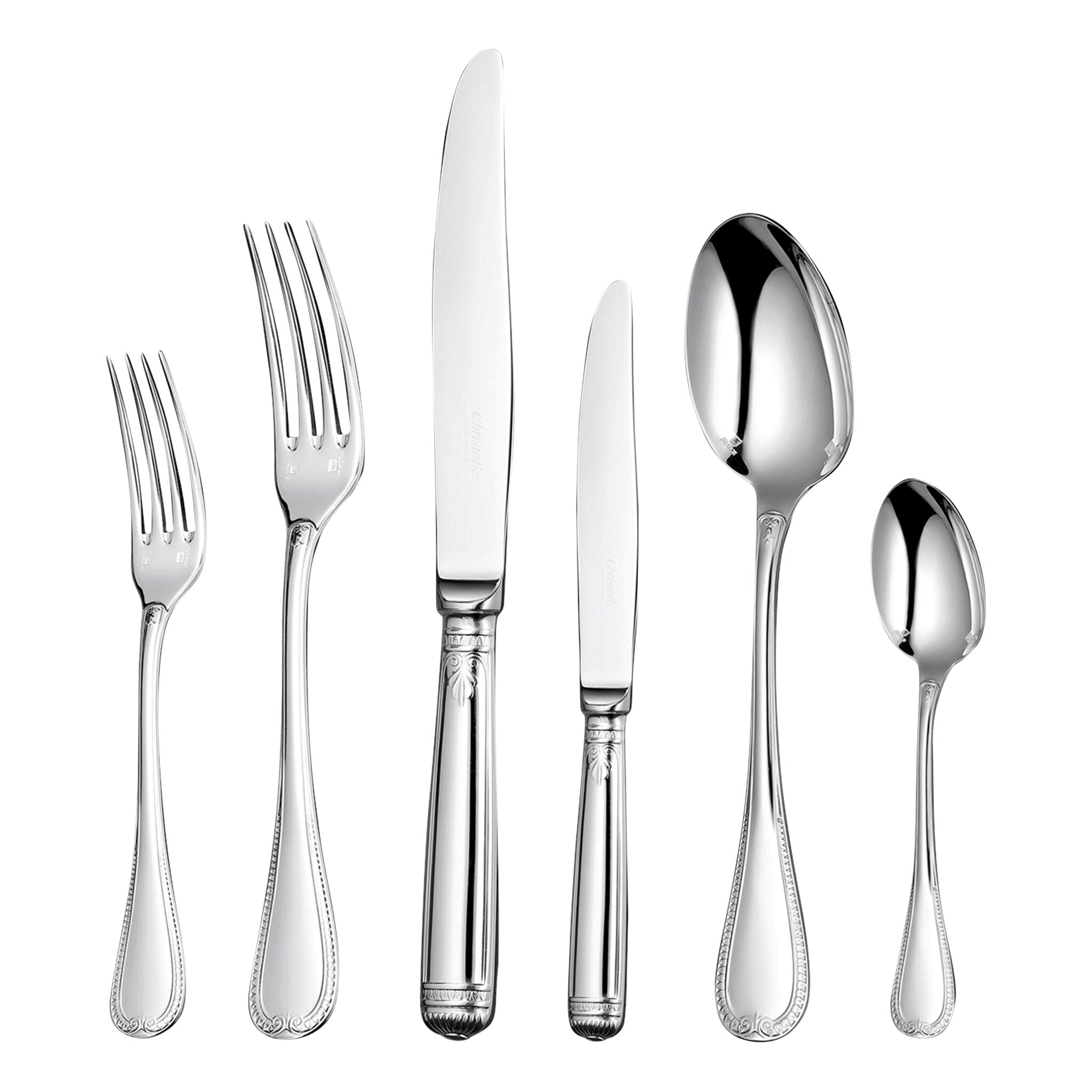 Christofle Malmaison 36-Piece Silver-Plated Flatware Set with Storage Box — additional view