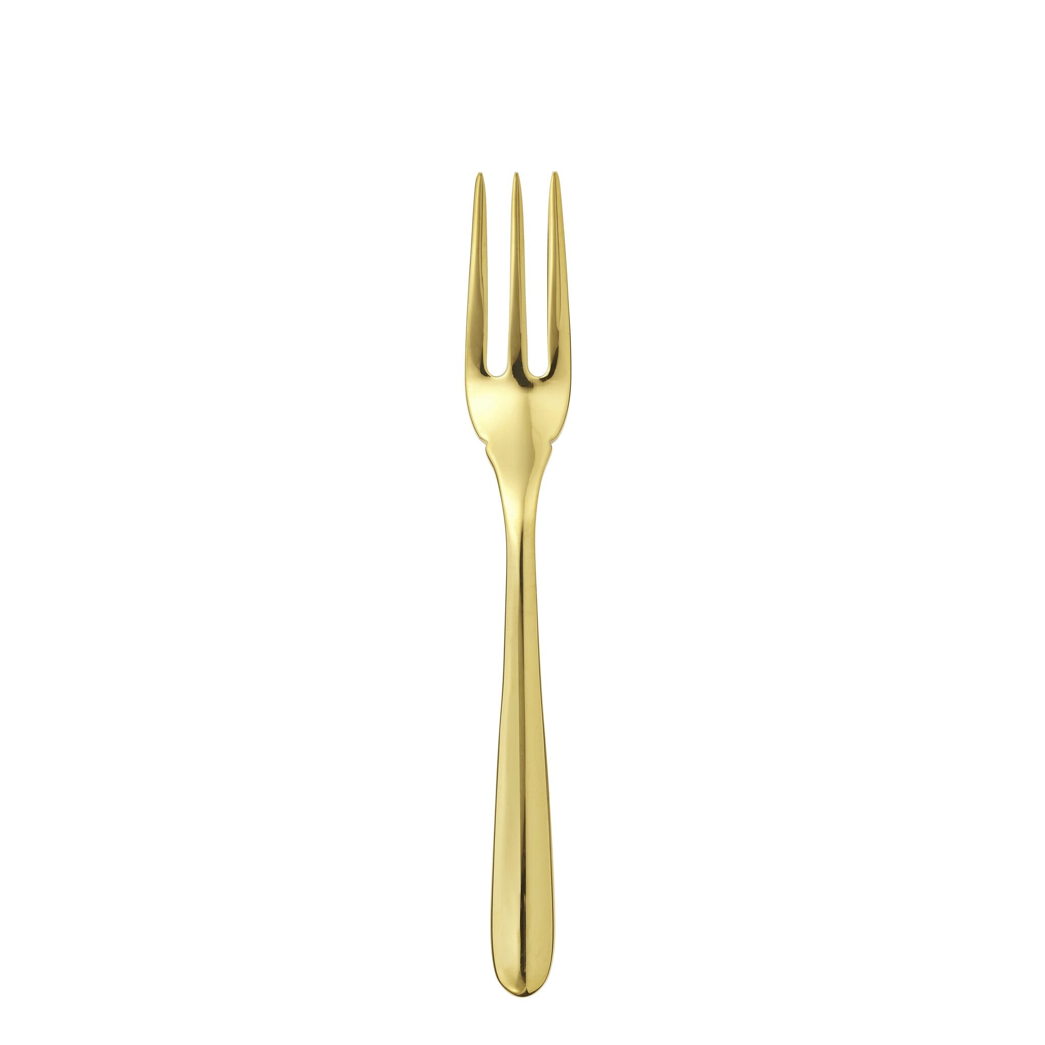 Christofle L'Ame de Christofle Gold Stainless Steel Fish Fork in stainless steel on a white background