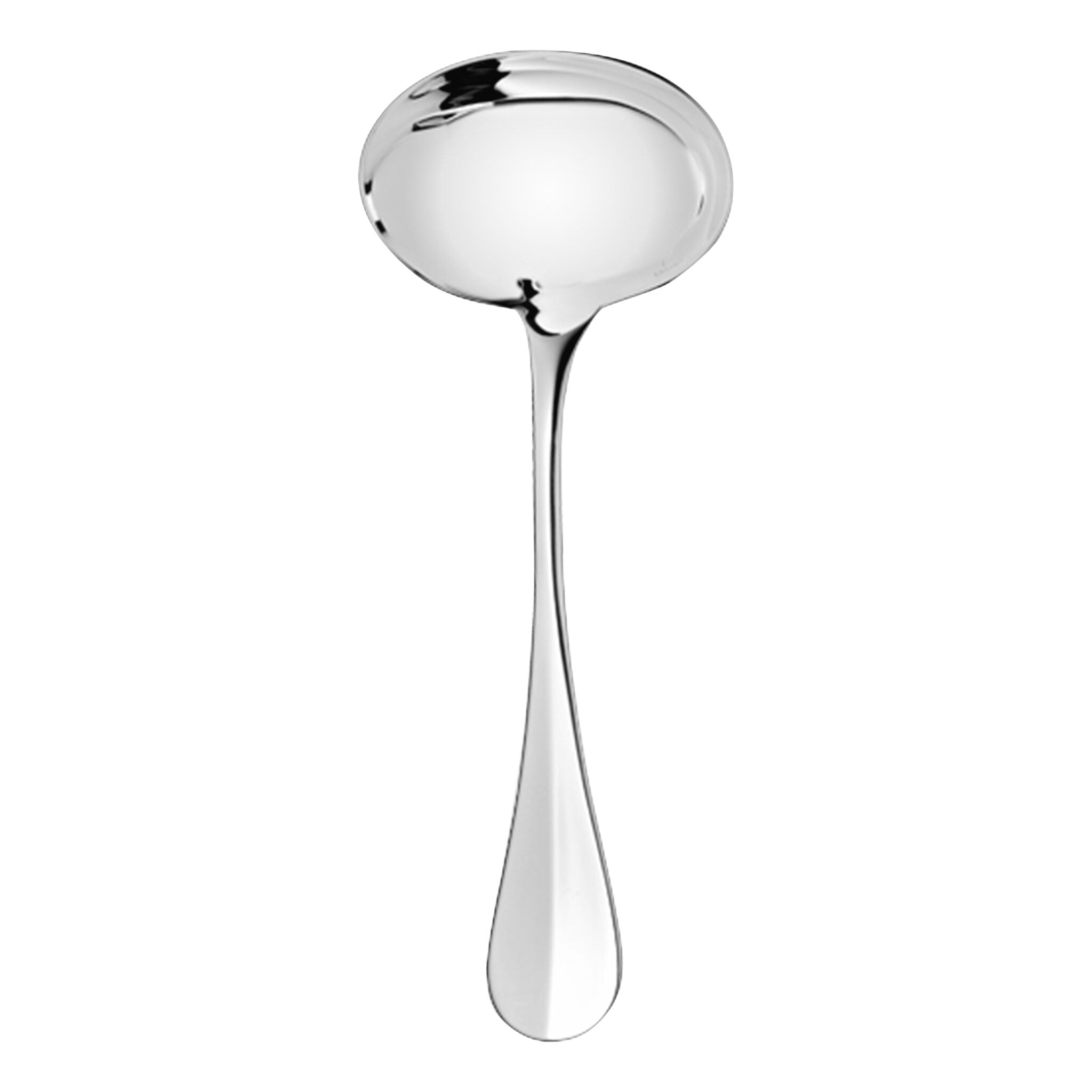 Christofle Fidelio Silver-Plated Gravy Ladle in silver-plate on a white background