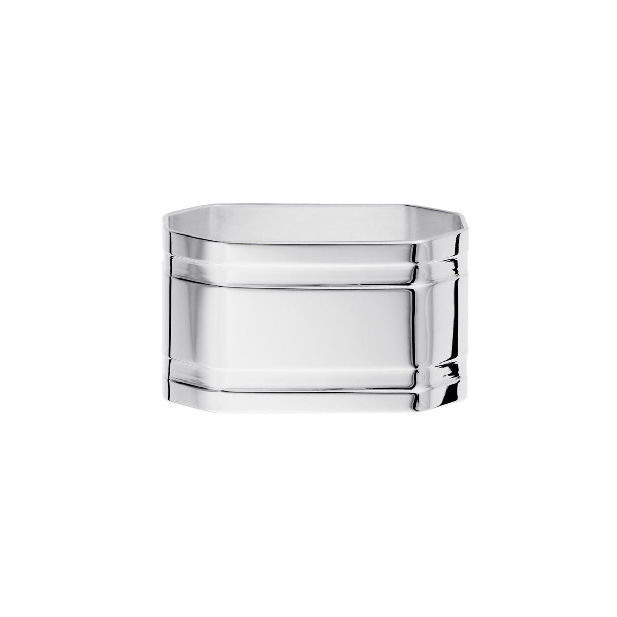 Christofle Hyacinthe Silver-Plated Napkin Ring on a white background