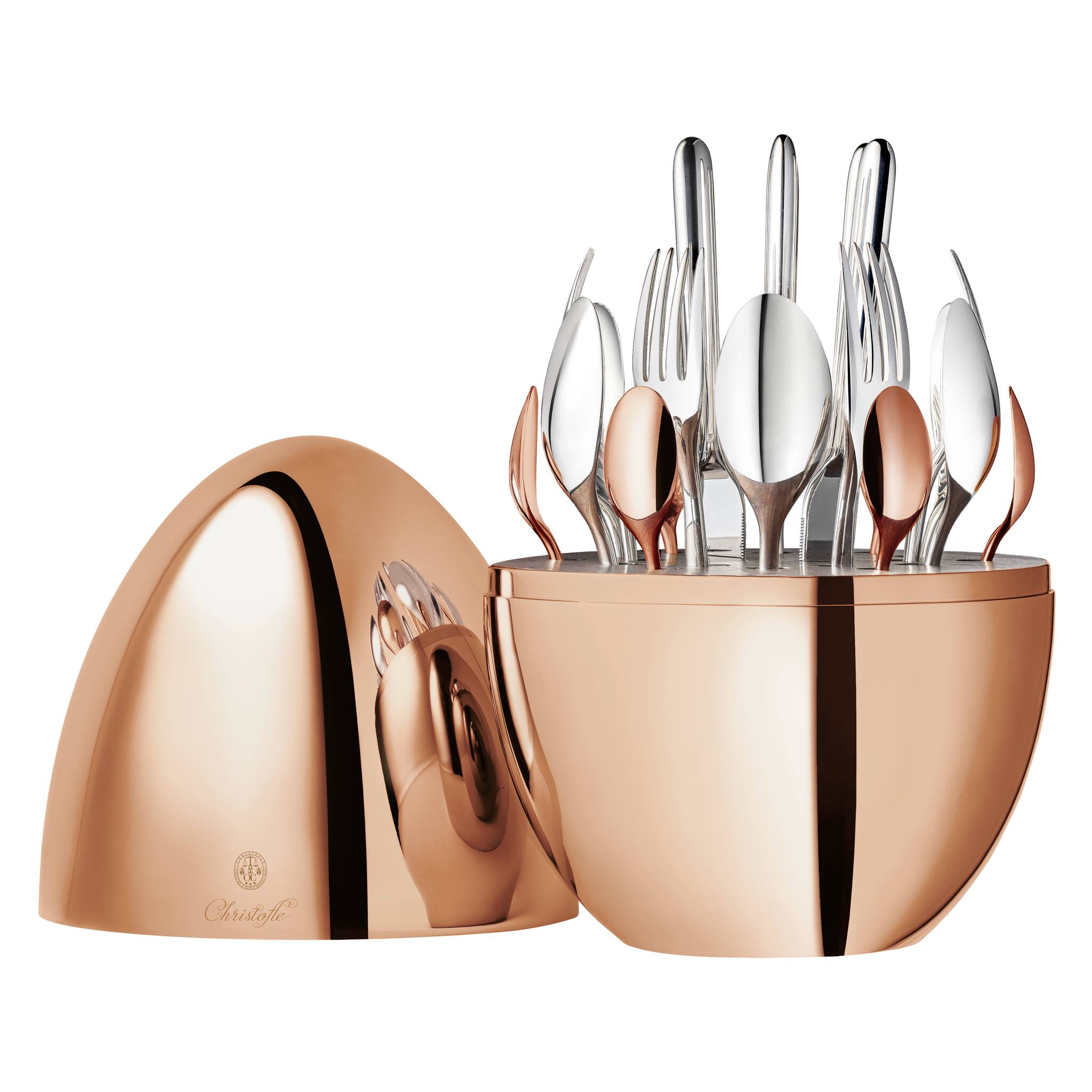 Christofle Mood Rose Gold 24-Piece Flatware Set — additional view