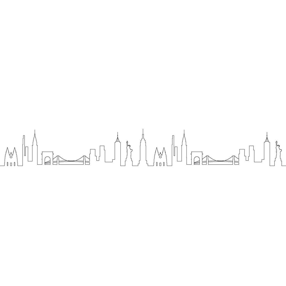 Christofle Mood Skyline New York Silver-Plated 6-Piece Espresso Spoon Set, view 4