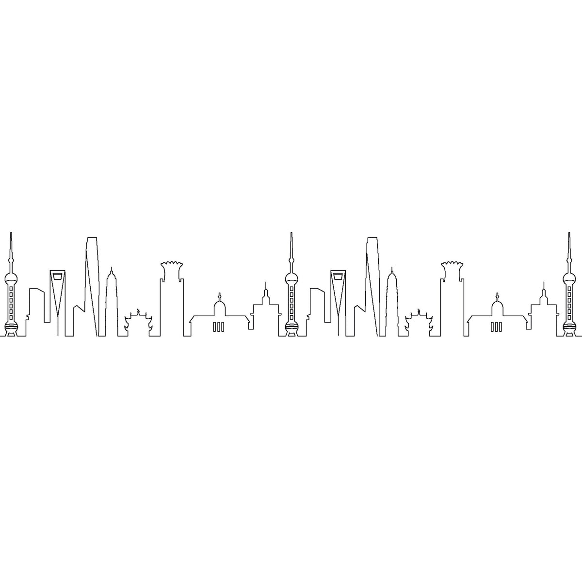 Christofle Mood Skyline Shanghai Silver-Plated 24-Piece Flatware Set, view 3