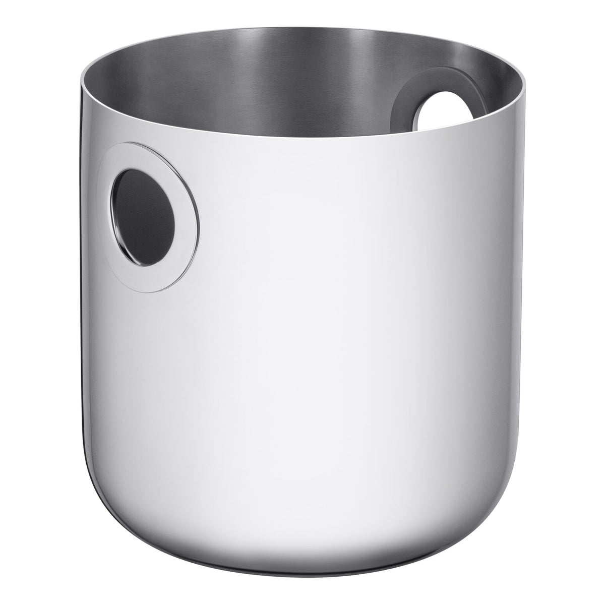 Christofle Oh de Christofle Stainless Steel Champagne Bucket on a white background