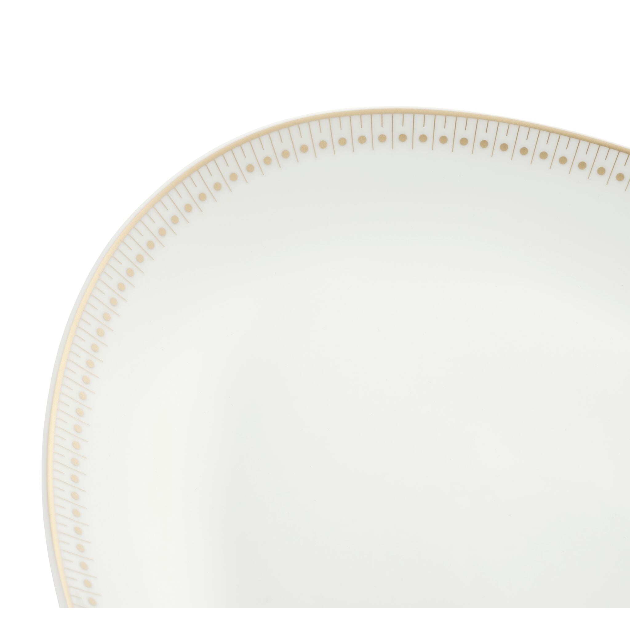 Christofle Malmaison Outer Gold Finish Porcelain Oval Platter - 15 in β additional view