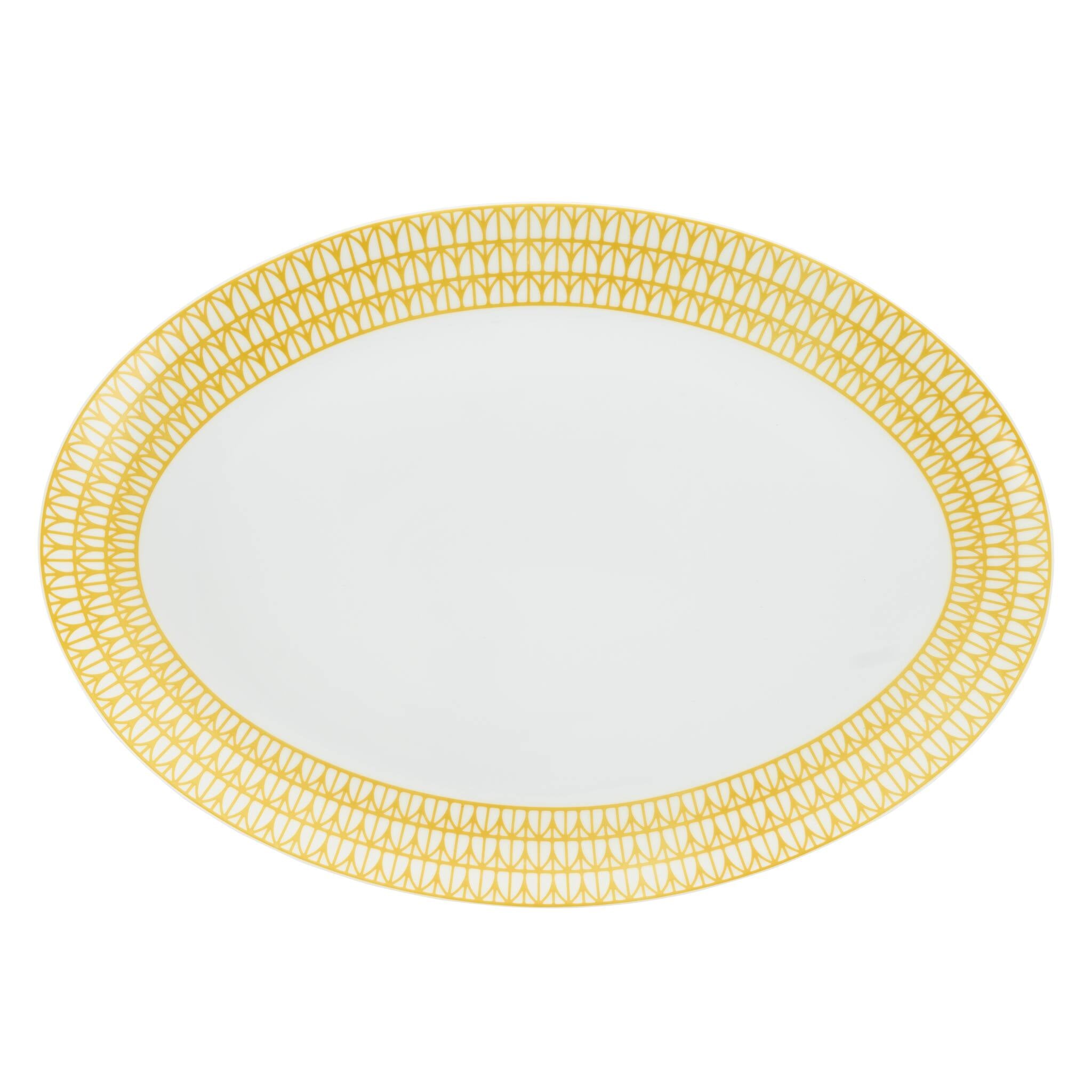 Christofle Malmaison Porcelain Oval Platter — additional view