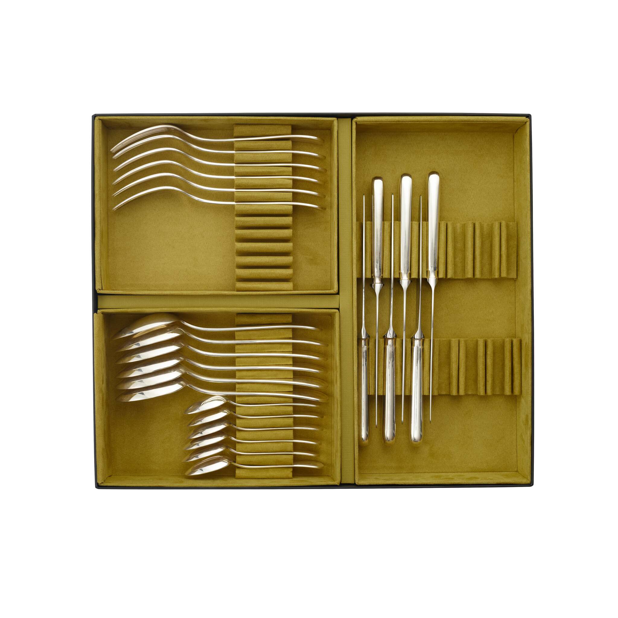Christofle 24-Piece Stainless Steel Flatware Set with Storage Box โ additional view