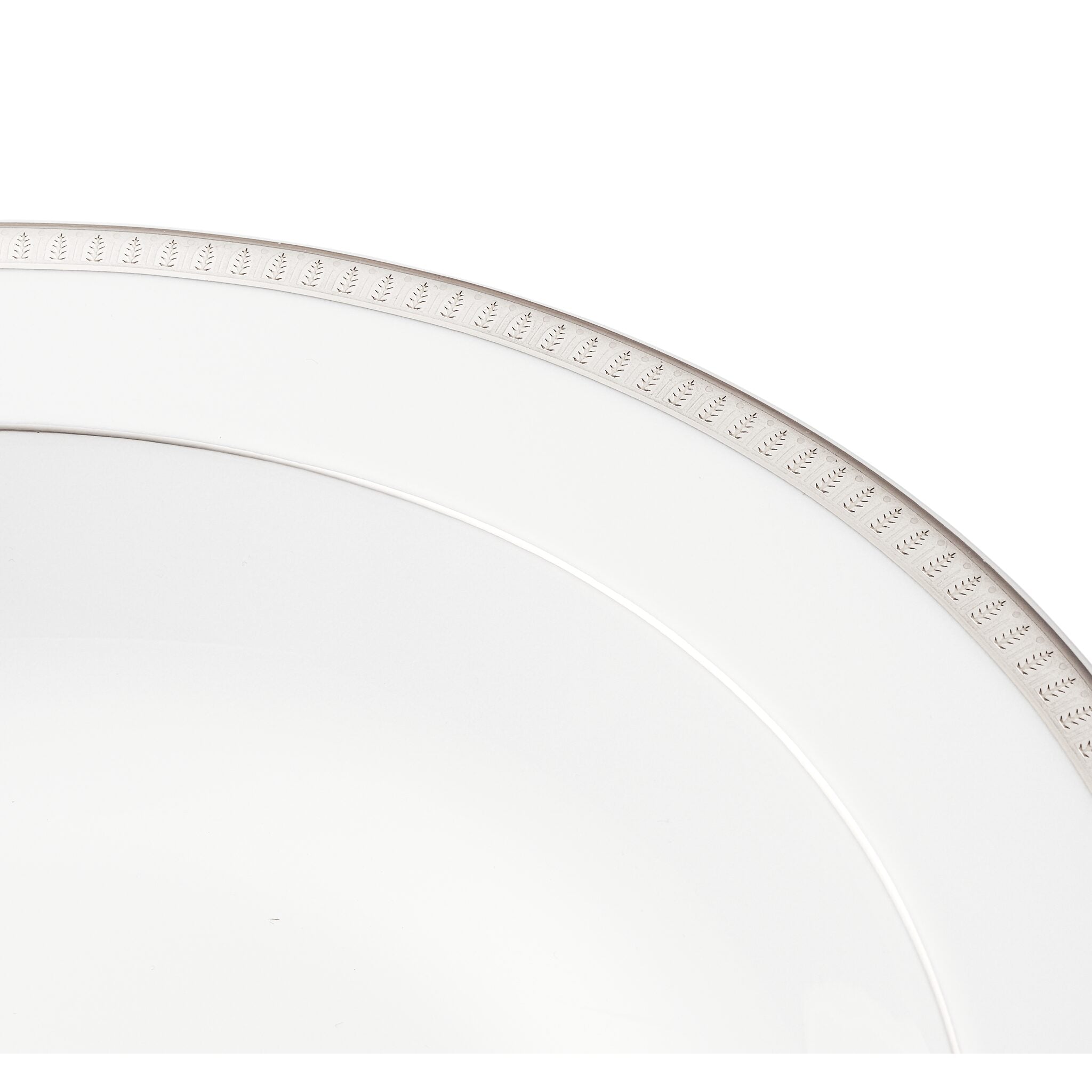 Christofle Malmaison Porcelain Open Vegetable Platter in porcelain on a white background