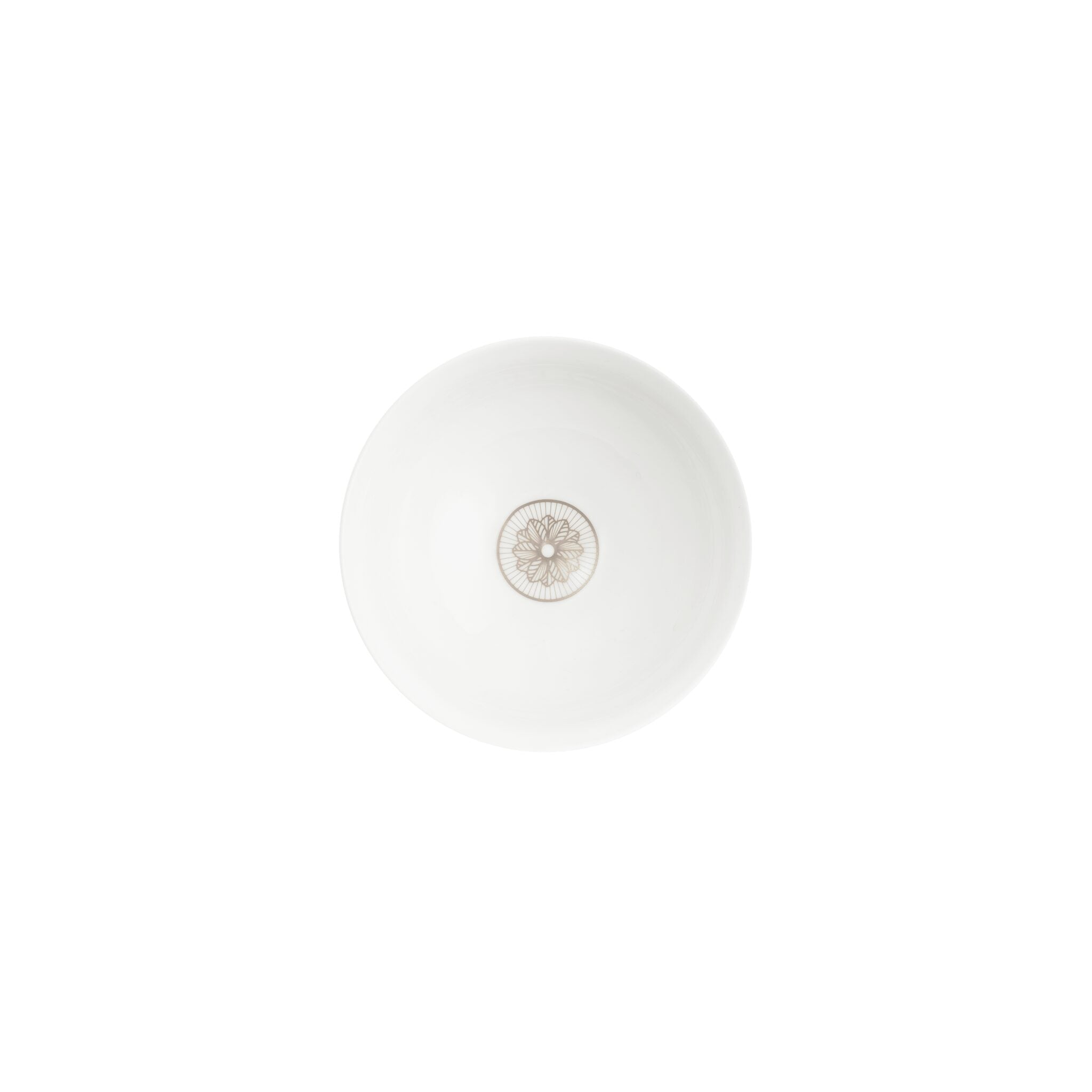 Christofle Porcelain Chinese Rice Bowl Platinum Finish — additional view