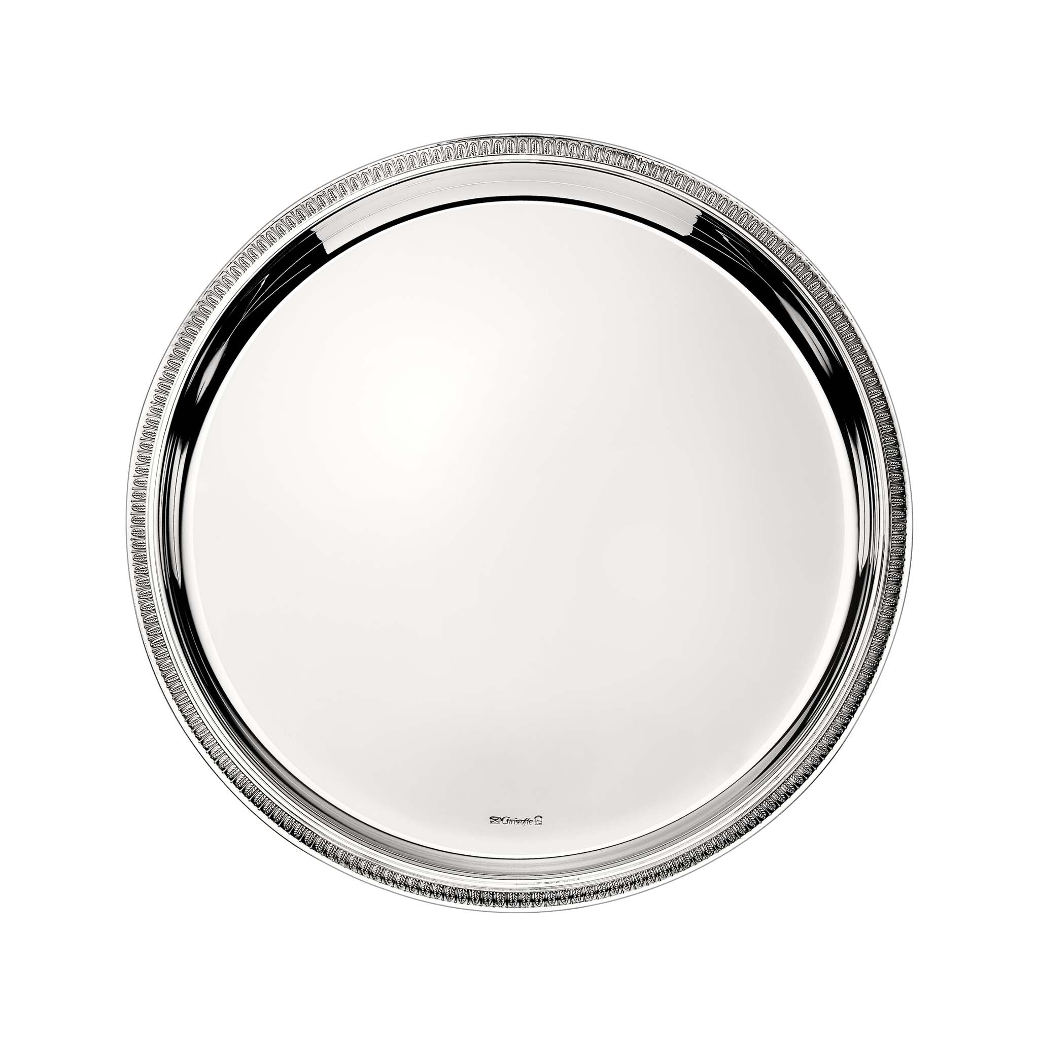 Christofle Malmaison Silver-Plated Round Tray 12 in โ additional view