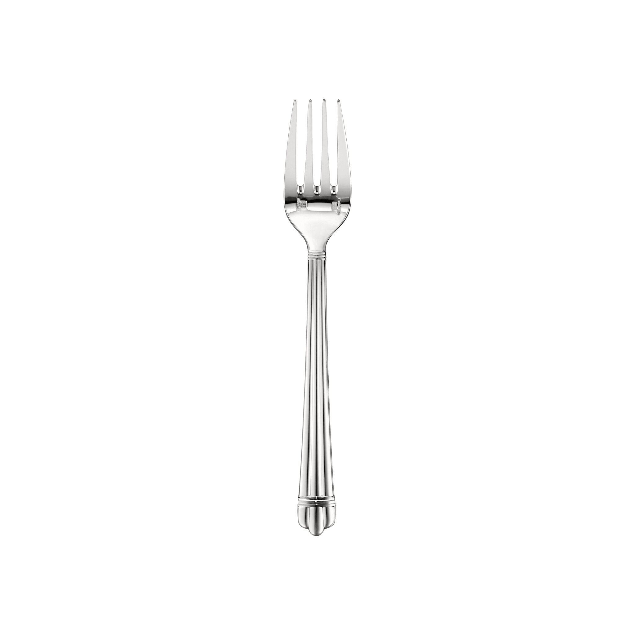 Christofle Aria Silver-Plated Salad Fork in silver-plate on a white background