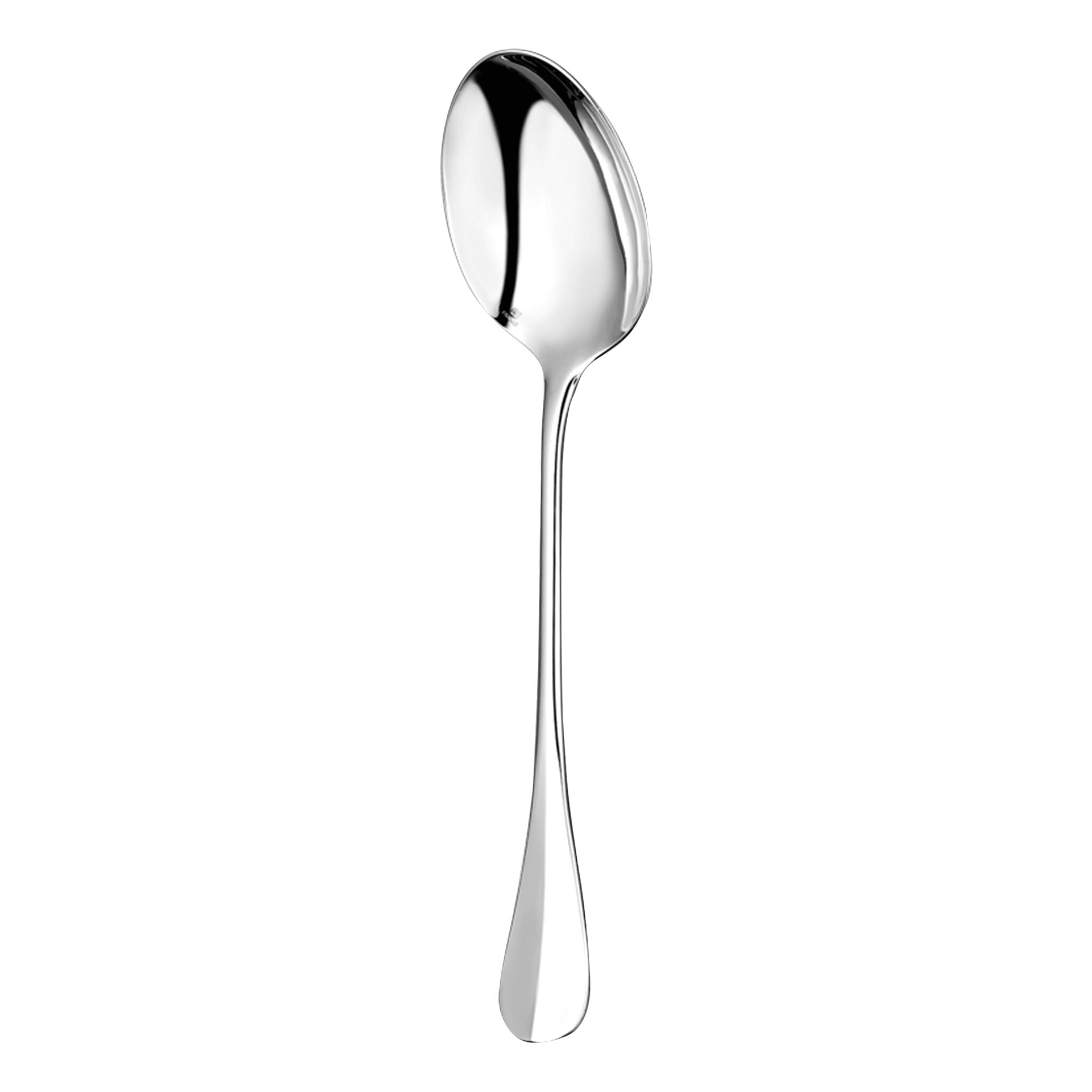 Christofle Fidelio Silver-Plated Serving Spoon in silver-plate on a white background