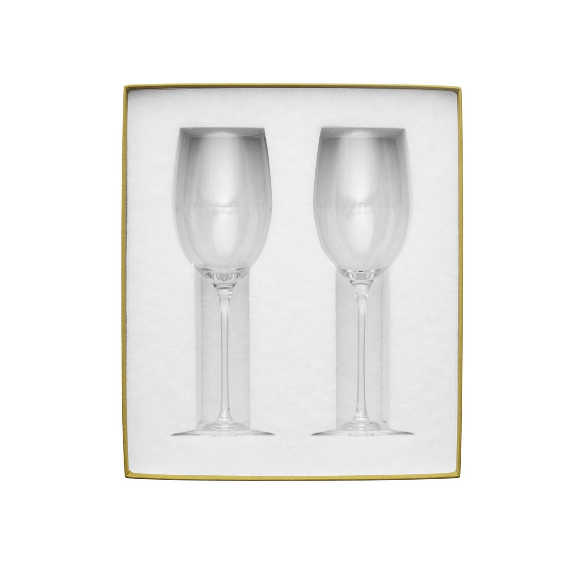 Christofle Perles Crystal White Wine Glass Set of 2, view 4
