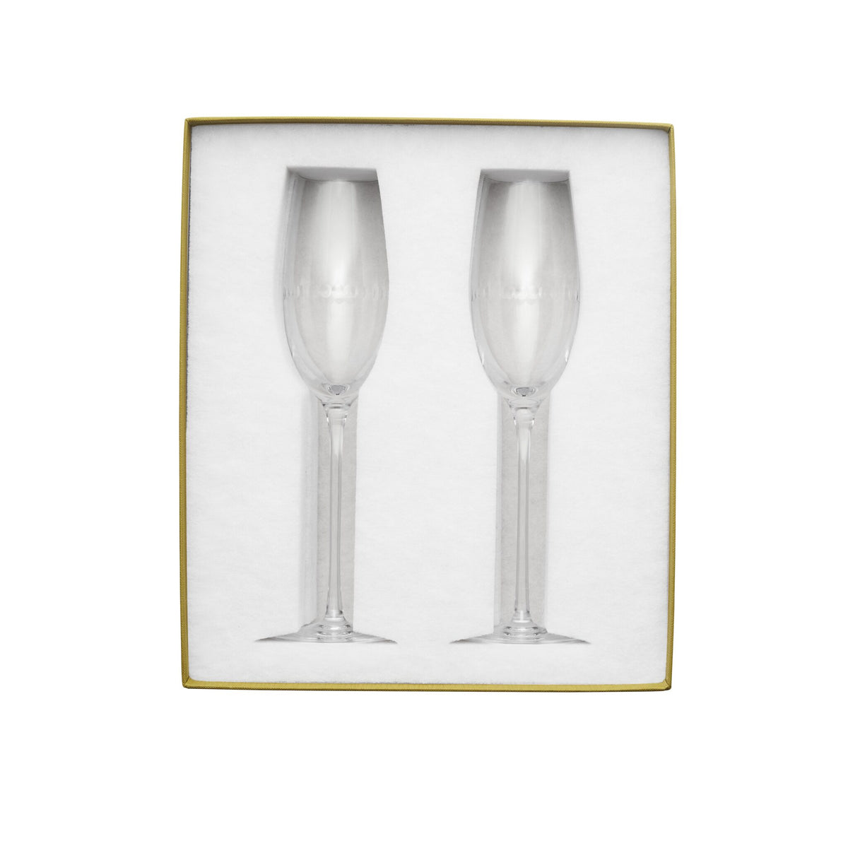 Christofle Perles Crystal Champagne Flute Set of 2, view 4