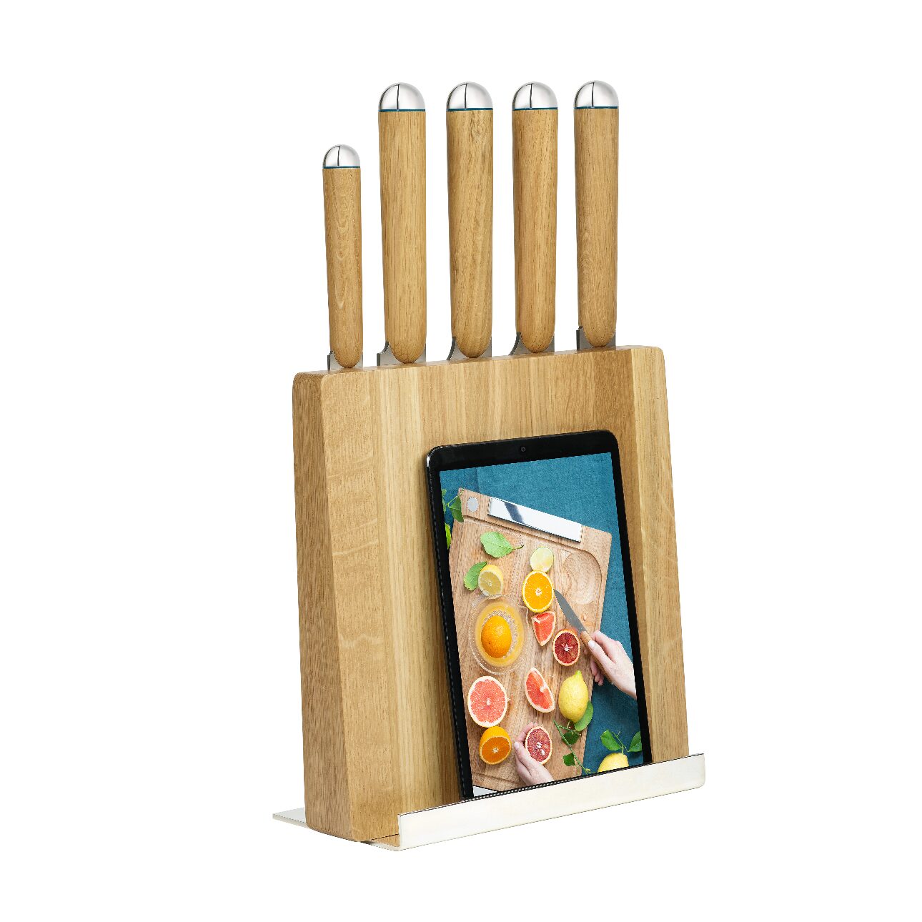 Christofle Set of 5 Knives + Knives Block Royal Chef โ additional view
