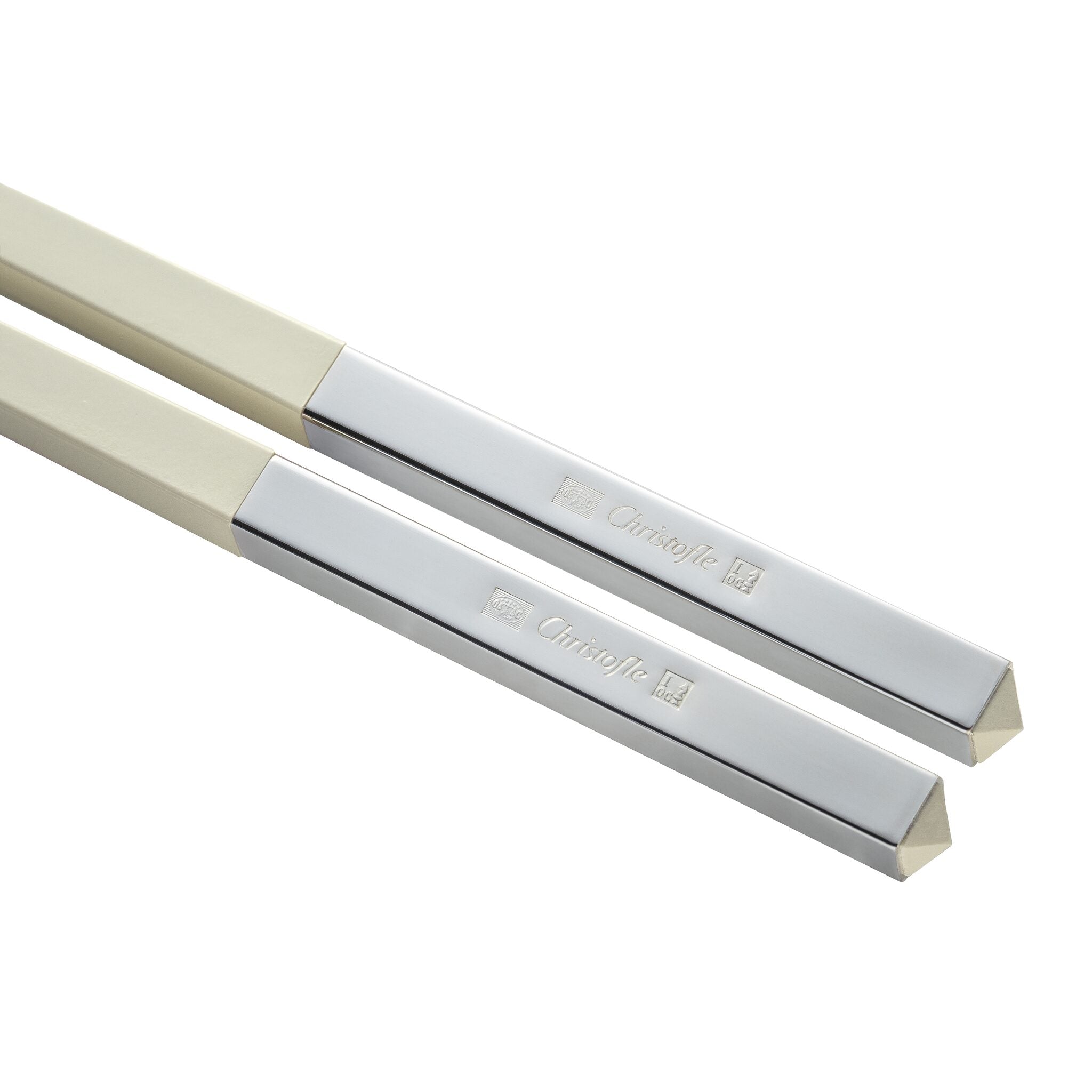 Christofle Chinese Chopsticks and Chopsticks Rest - Off White — additional view