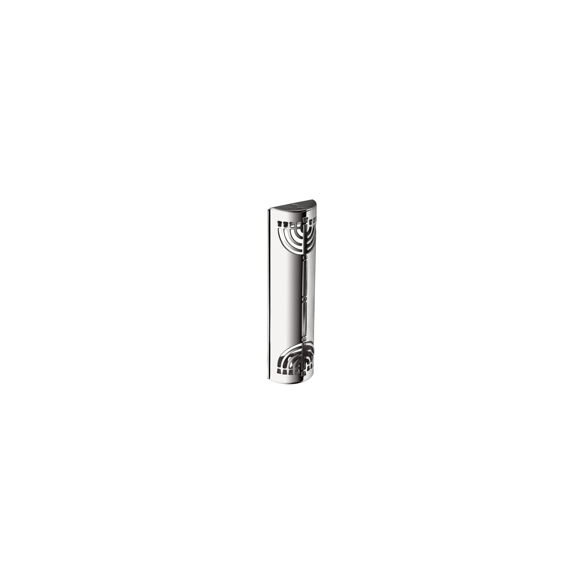Christofle Silver Plated Mezuzah in silver-plate on a white background