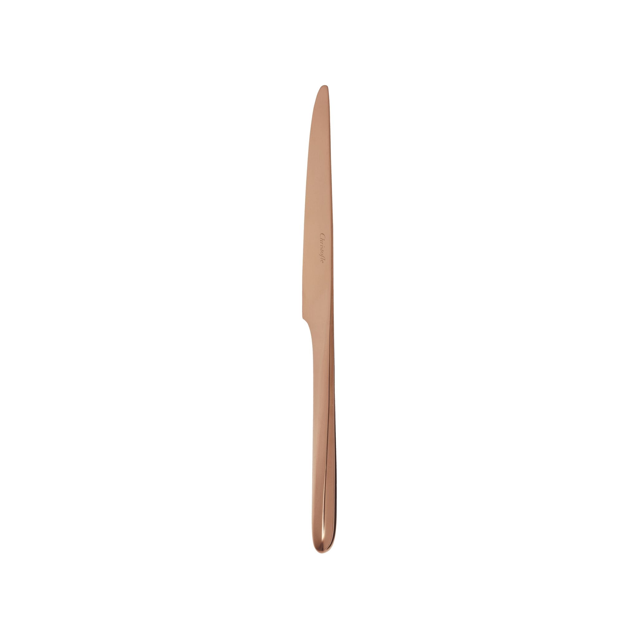 Christofle L'Ame de Christofle Stainless Steel Dessert Knife - Copper Colour — additional view