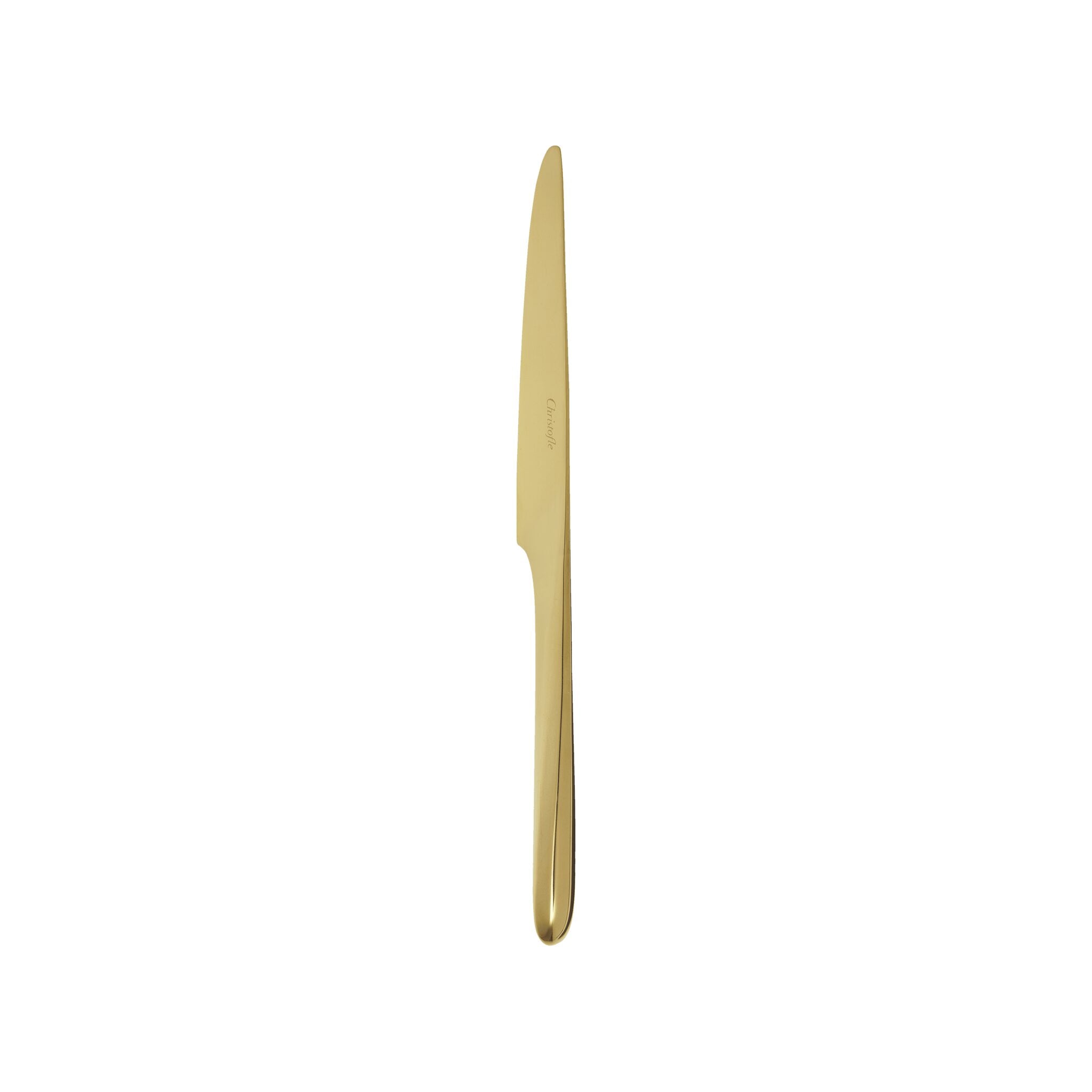Christofle L'Ame de Christofle Stainless Steel Dessert Knife - Gold Colour — additional view