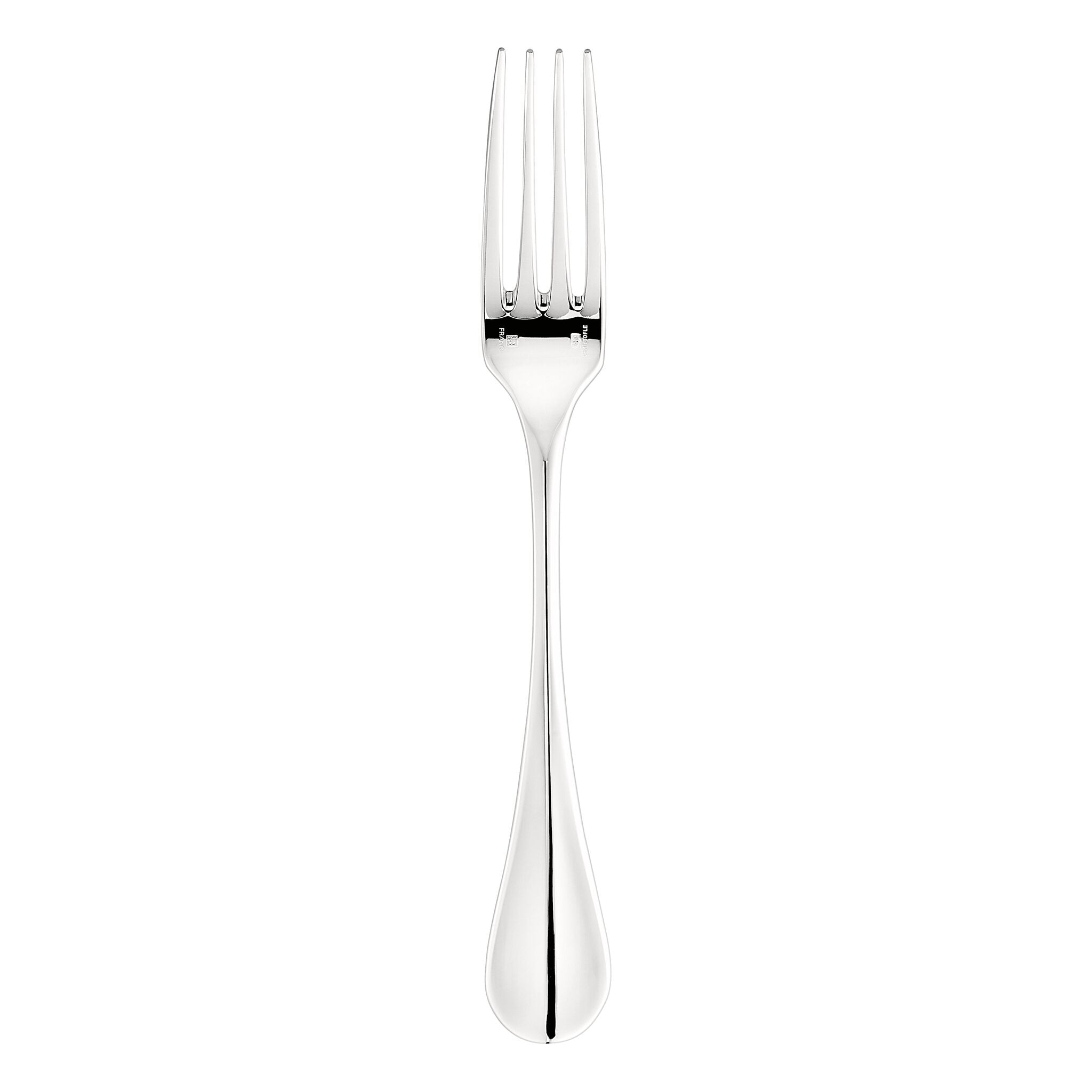 Christofle Fidelio Silver-Plated Standard Fork in silver-plate on a white background