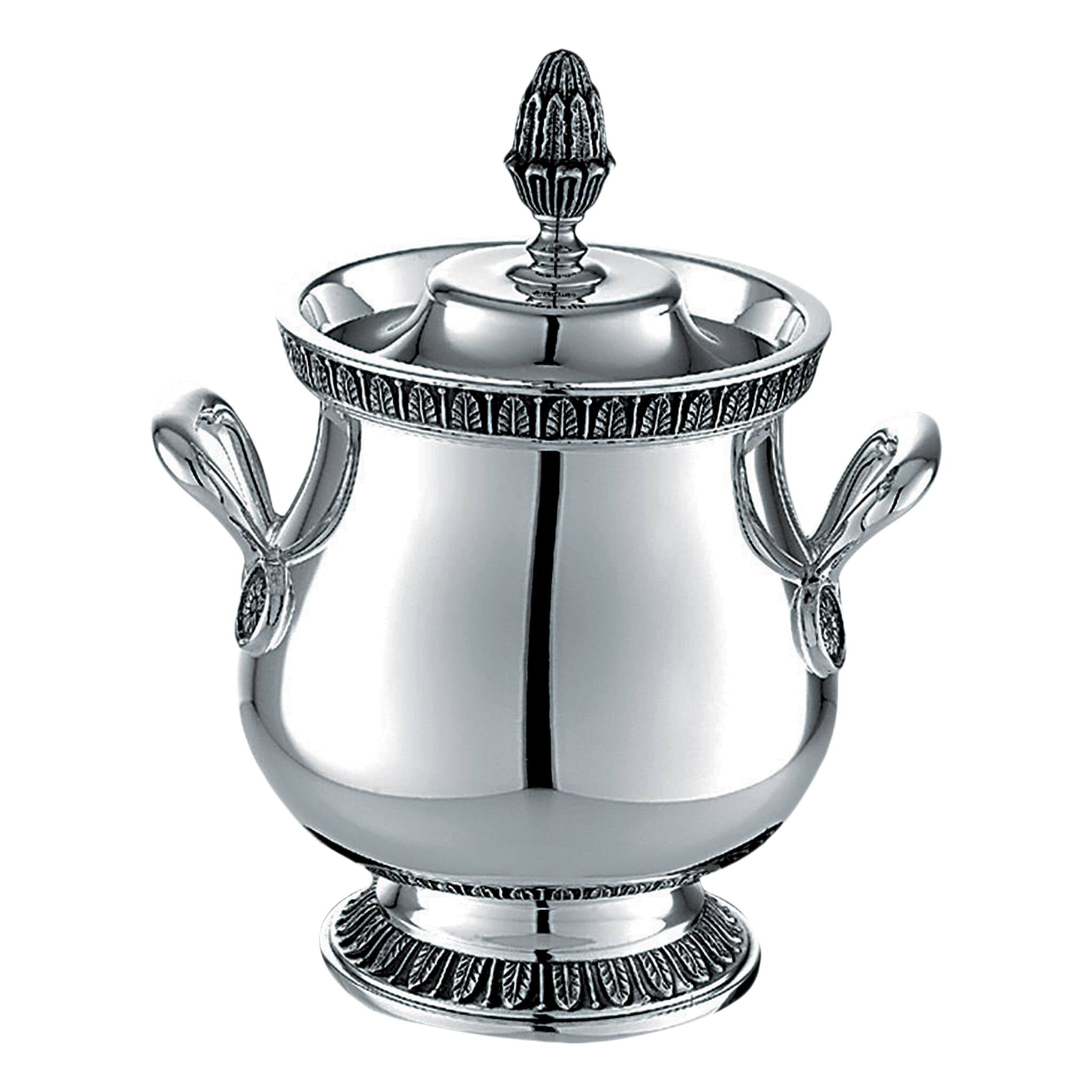 Christofle Malmaison Silver-Plated Sugar Bowl with Lid β additional view