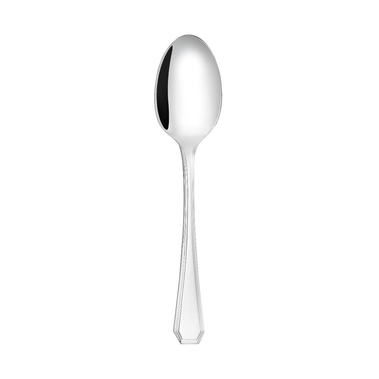 Christofle America Silver-Plated Table Spoon in silver-plate on a white background